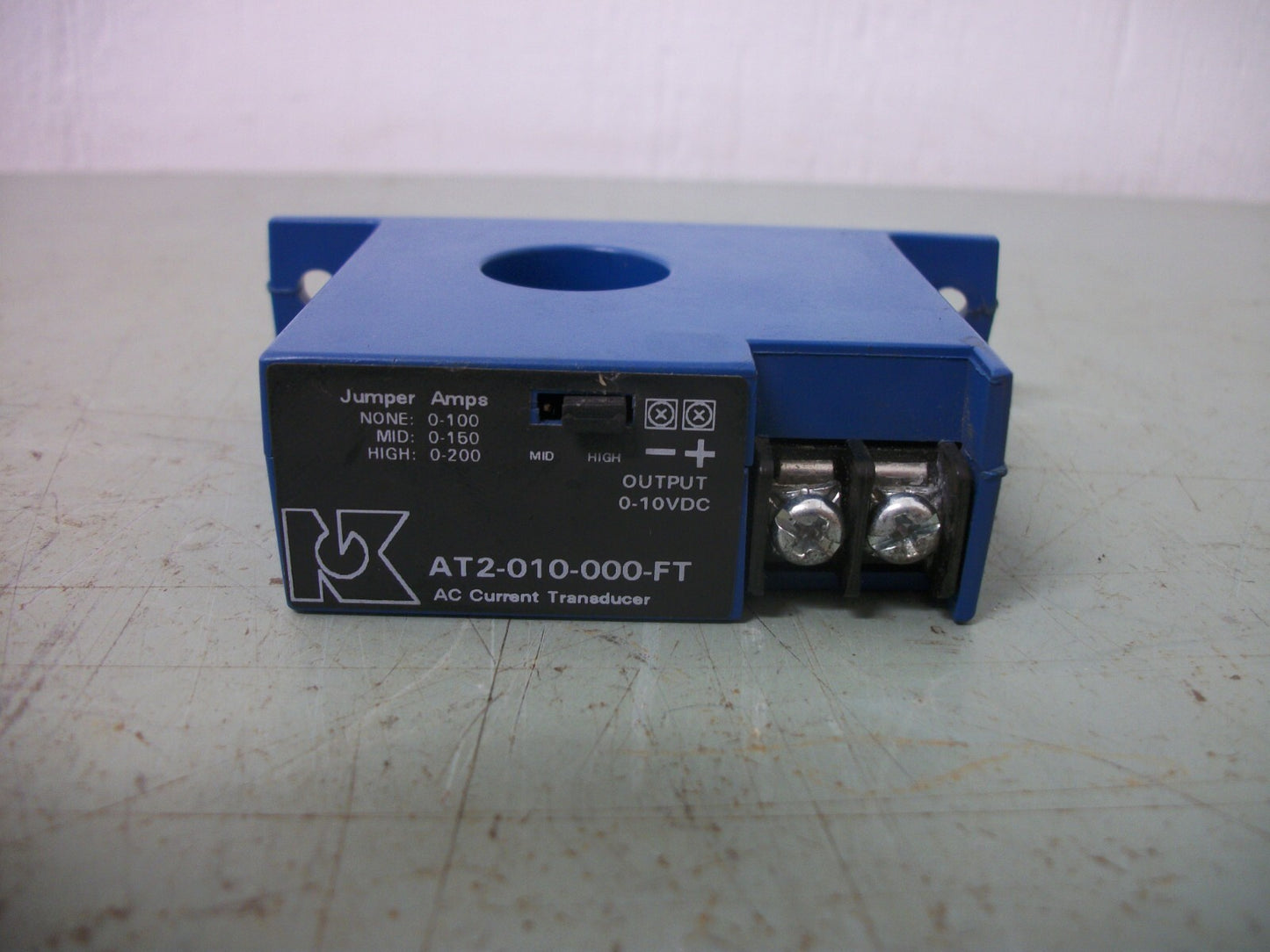 NK TECHNOLOGIES AC CURRENT TRANSDUCER AT2-010-000-FT 0-10VDC