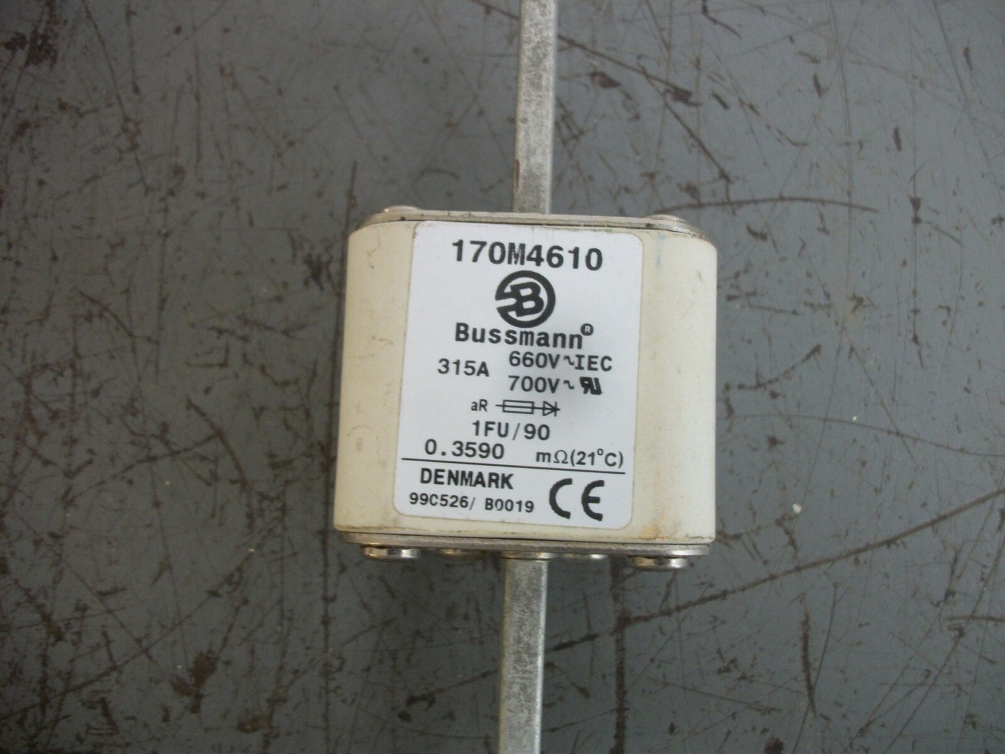 BUSSMANN SEMICONDUCTOR FUSE 170M4610 315AMP 700VOLT