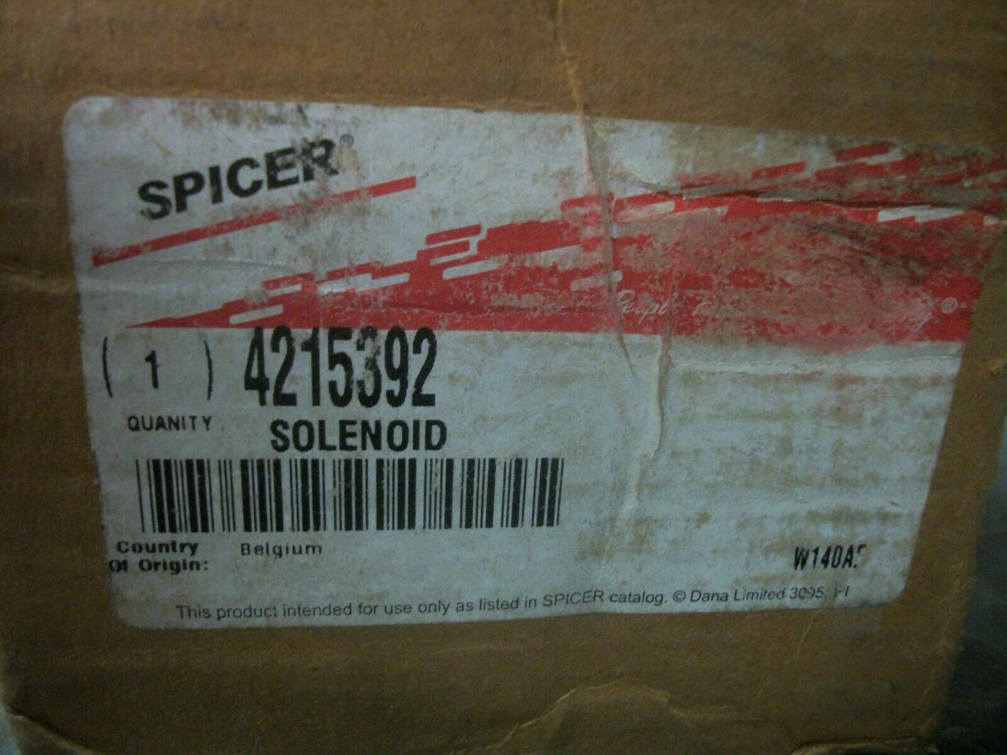 DANA SPICER SOLENOID 4215392 NIB