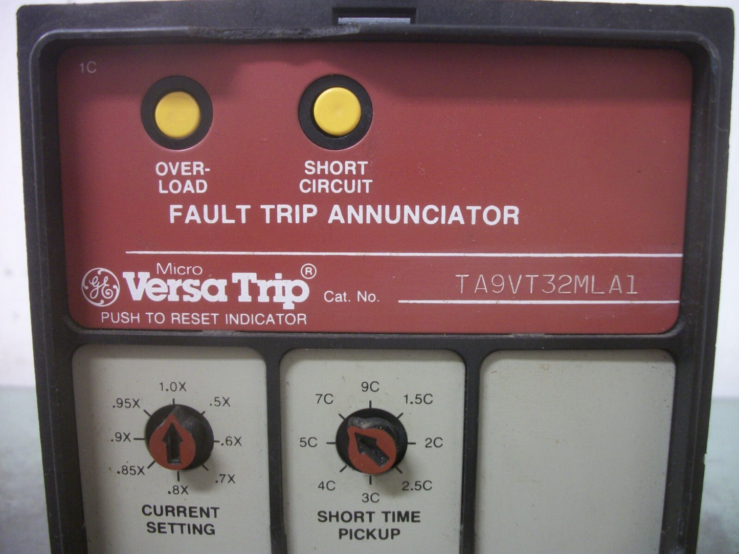 GE MICRO VERSA TRIP FAULT TRIP ANNUNCIATOR TA9VT32MLA1