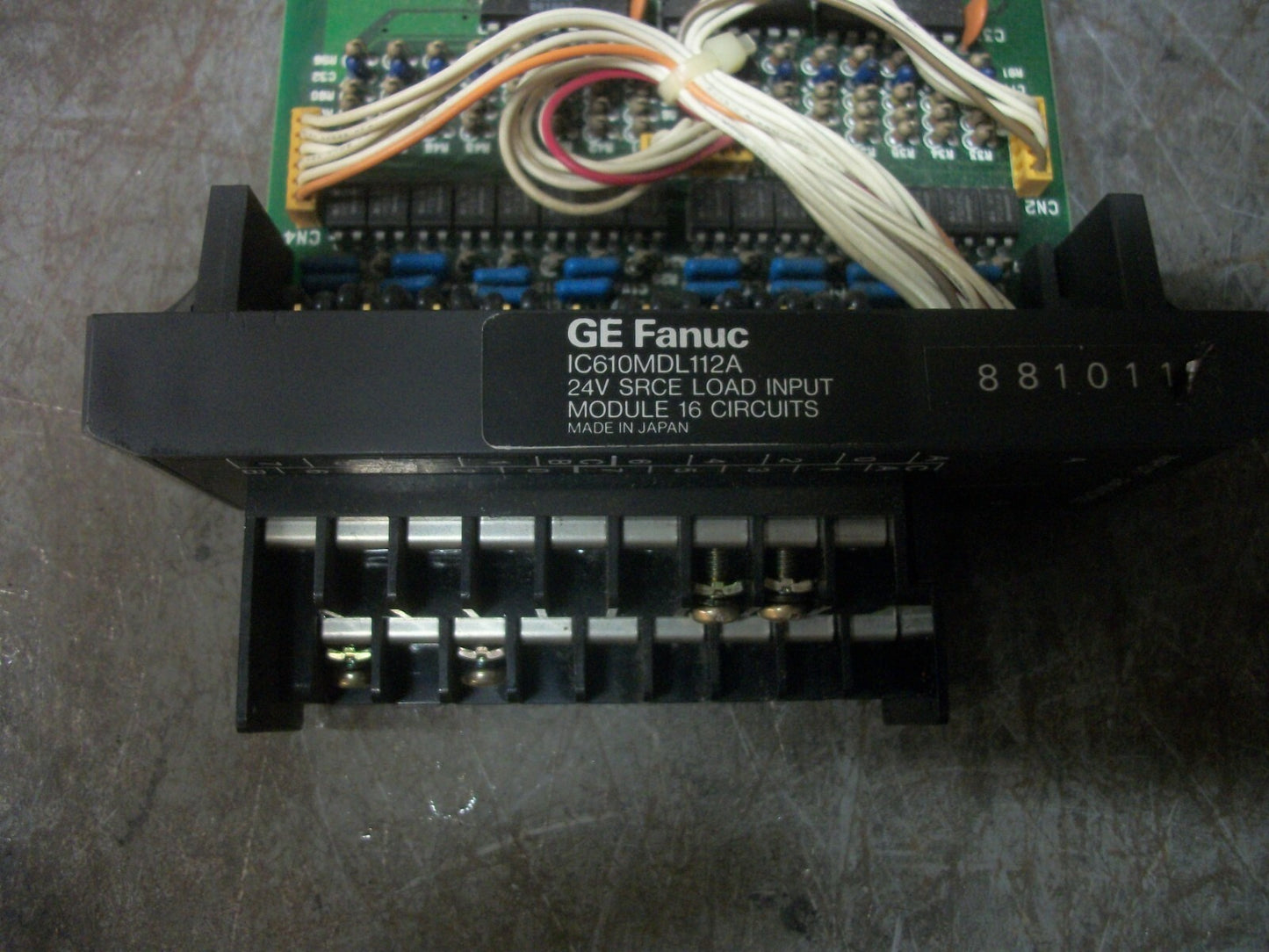 GE FANUC 24VAC/DC PLC INPUT MODULE IC610MDL112A