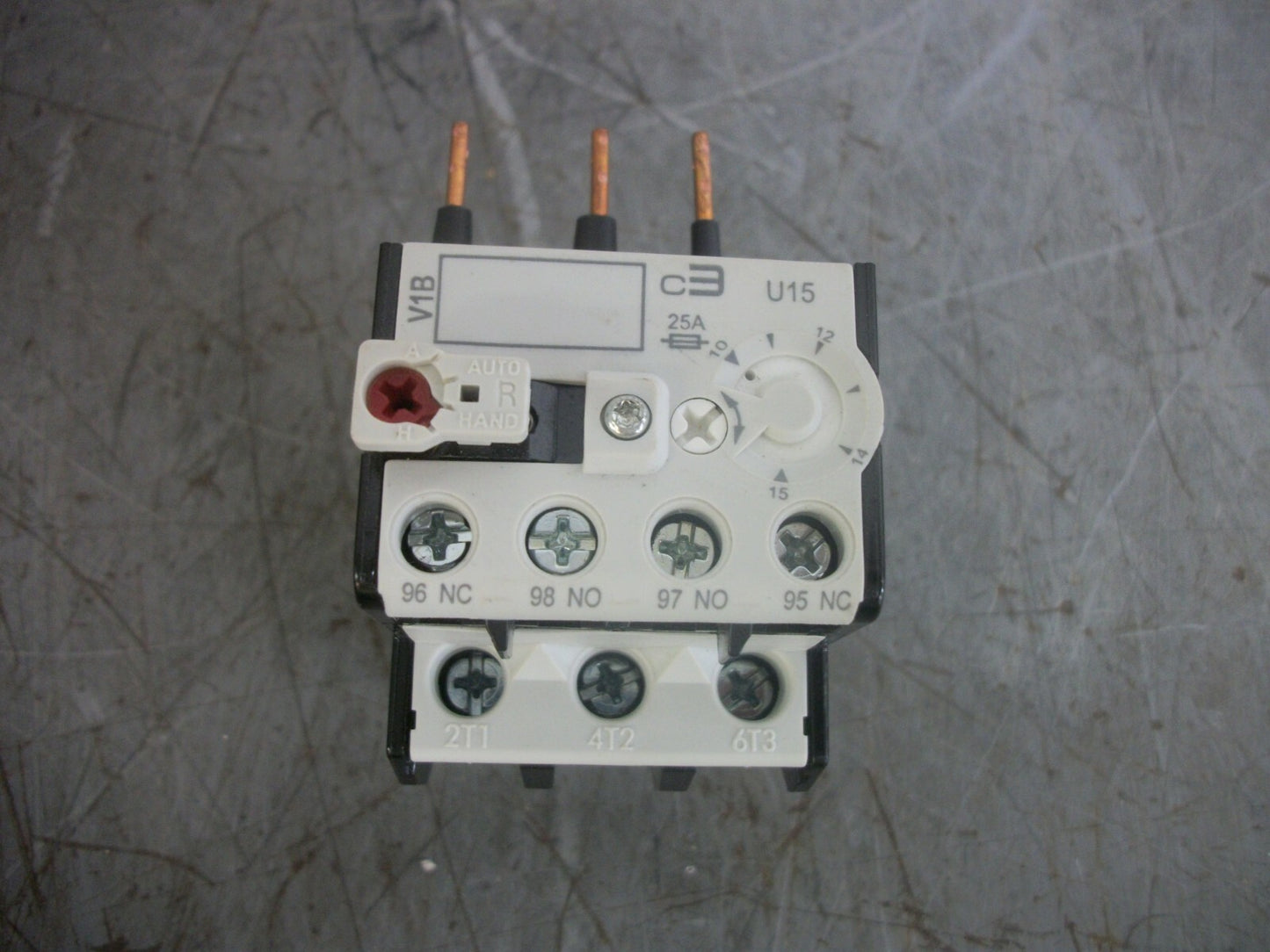 C3 CONTROLS THERMAL OVERLOAD RELAY 320-B2U15 10-15AMP