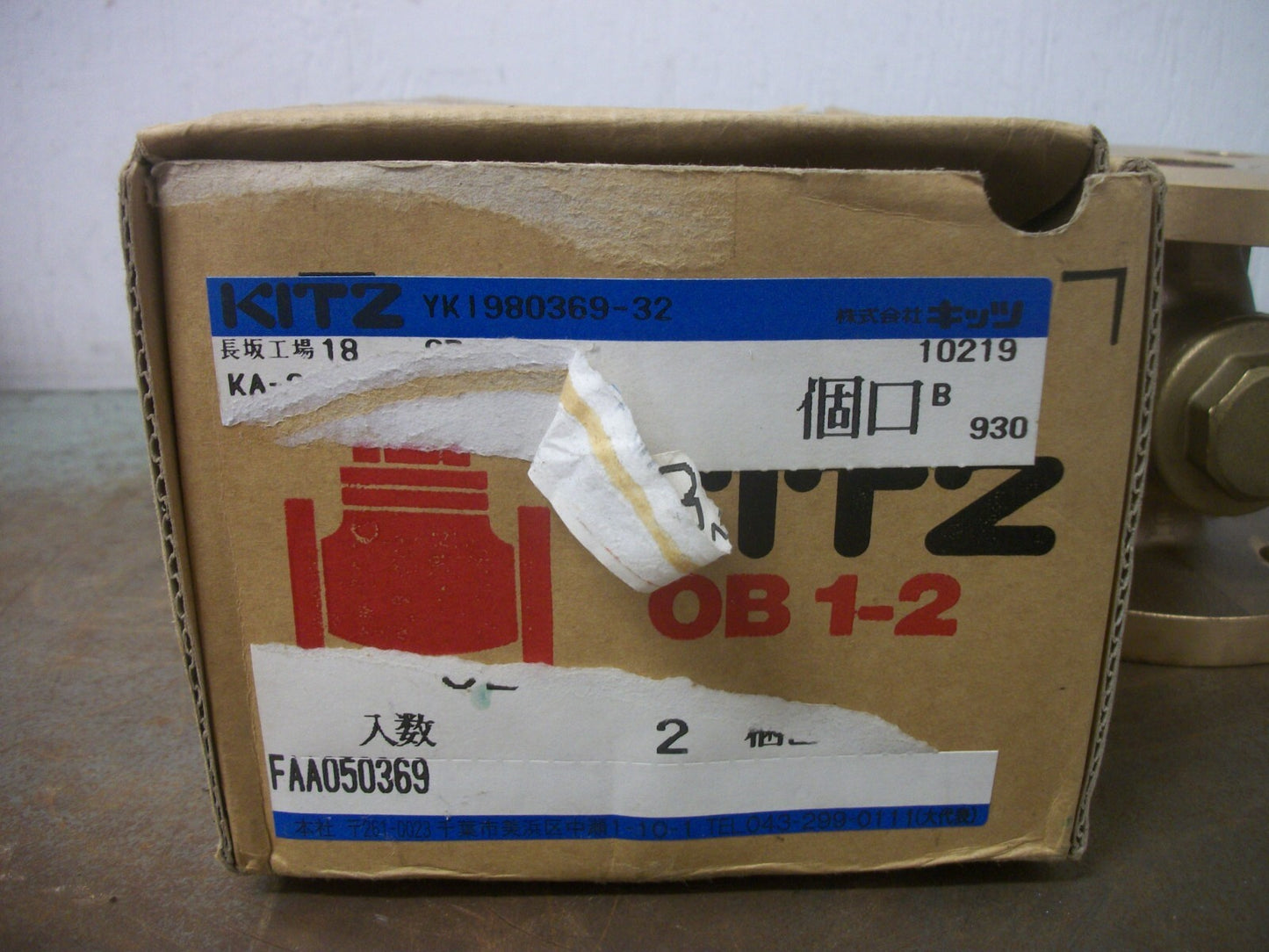 KITZ CHECK VALVES BOX OF 2 OB1-2