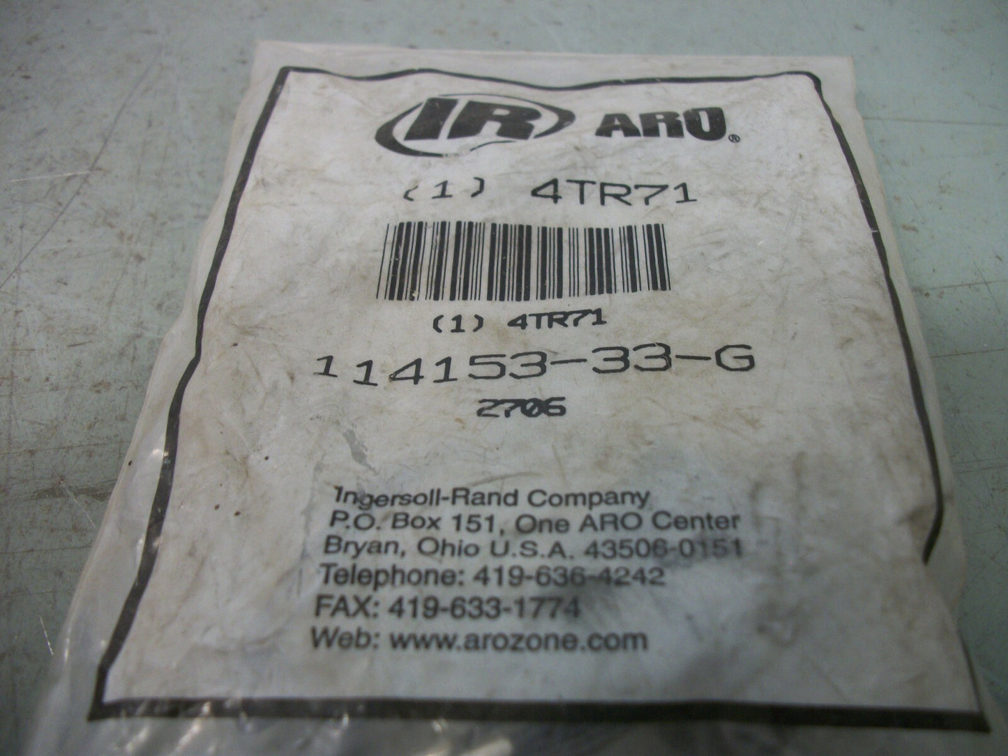INGERSOLL-RAND ARO 4TR71 SOLENOID COIL 11453-33-G NEW