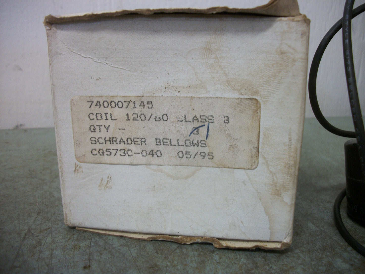 SCHRADER BELLOWS REPLACEMENT COIL 740007145 120VCOIL NIB