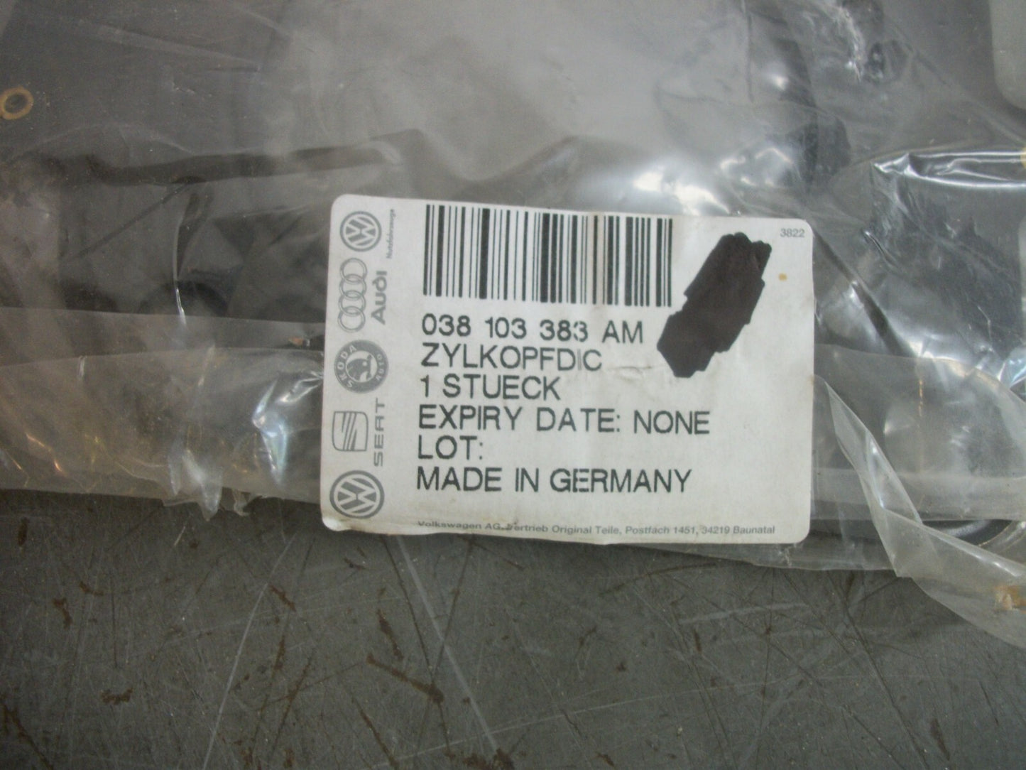 VOLKSWAGON HEAD GASKET VW038103383AM NEW