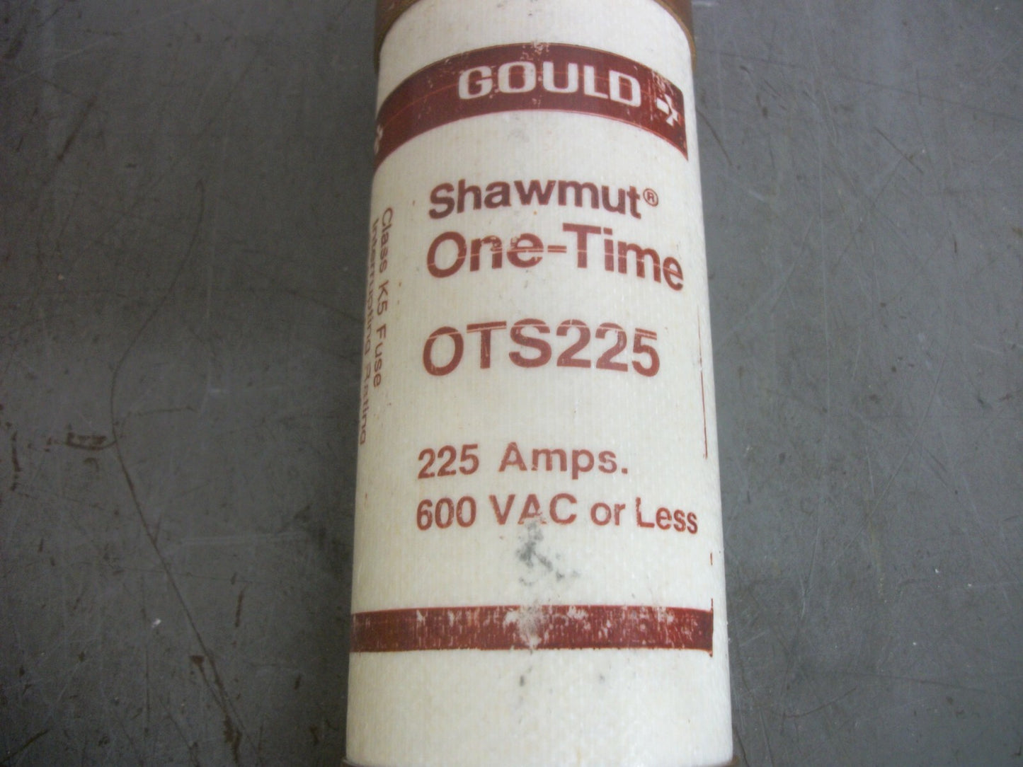 GOULD SHAWMUT ONE-TIME FUSE OTS225 225AMP 600VOLT