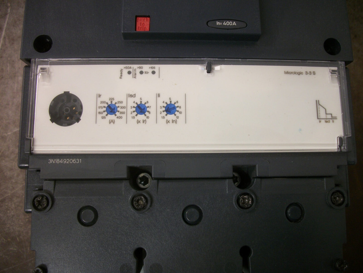 SQUARE D POWERPACT I-LINE LG CIRCUIT BREAKER LGA36400CU33X 400AMP 600VOLT 3POLE