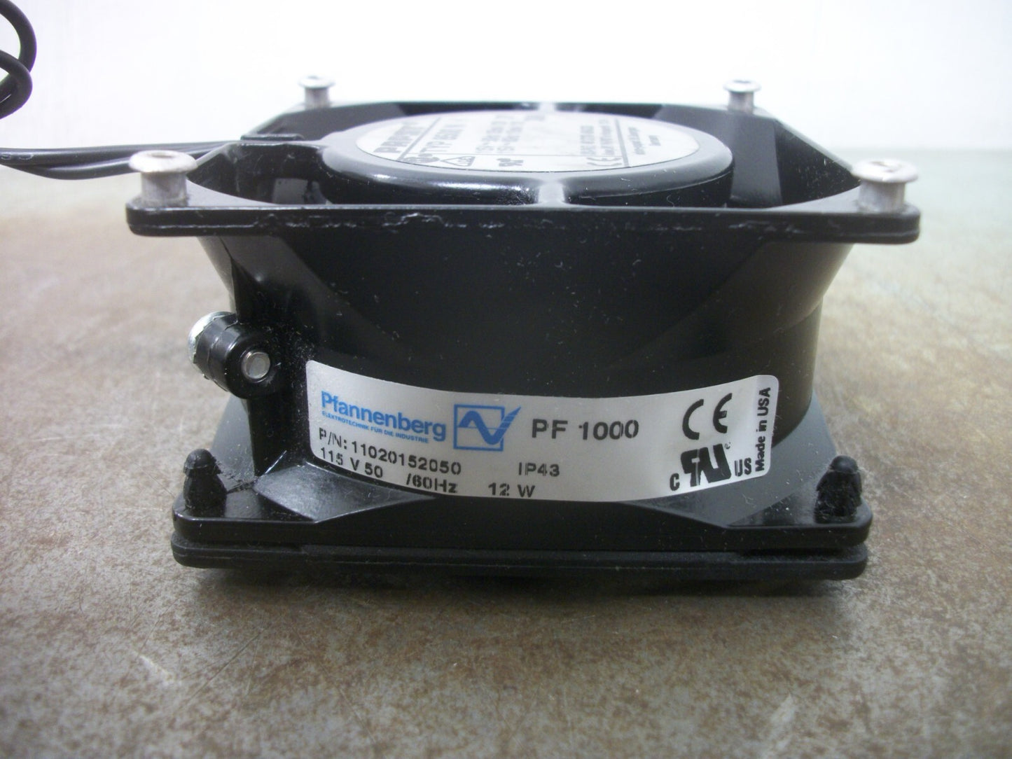 PAPST TYP 8500 N AXIAL FILTER FAN PF 1000 11020152050 115VOLT 115mA 11W