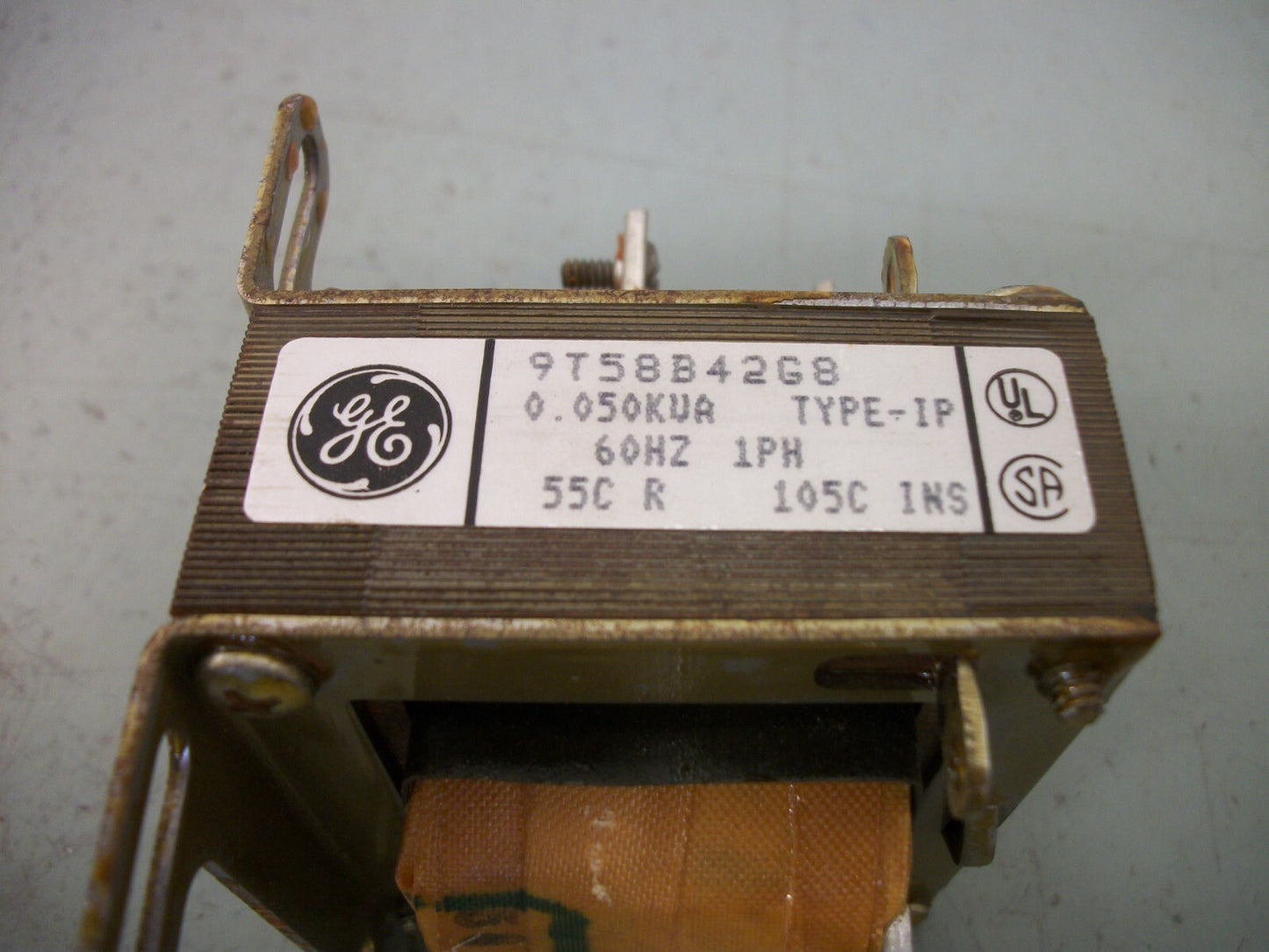 GE 0.050KVA 1PH TRANSFORMER 9T58B42G8 HV 220X480 LV 110/120