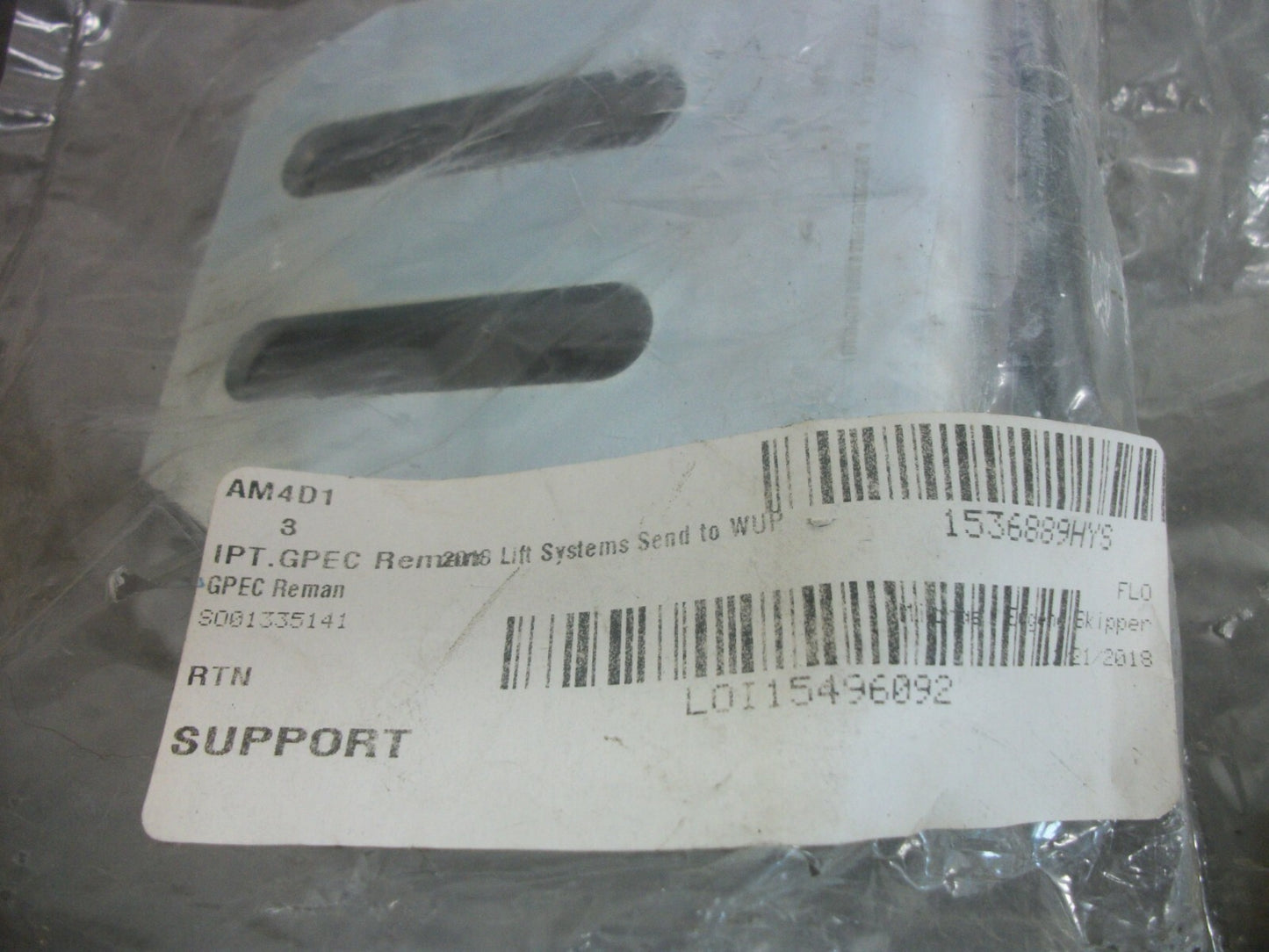 HYSTER SUPPORT BRACKET 1536889 NEW