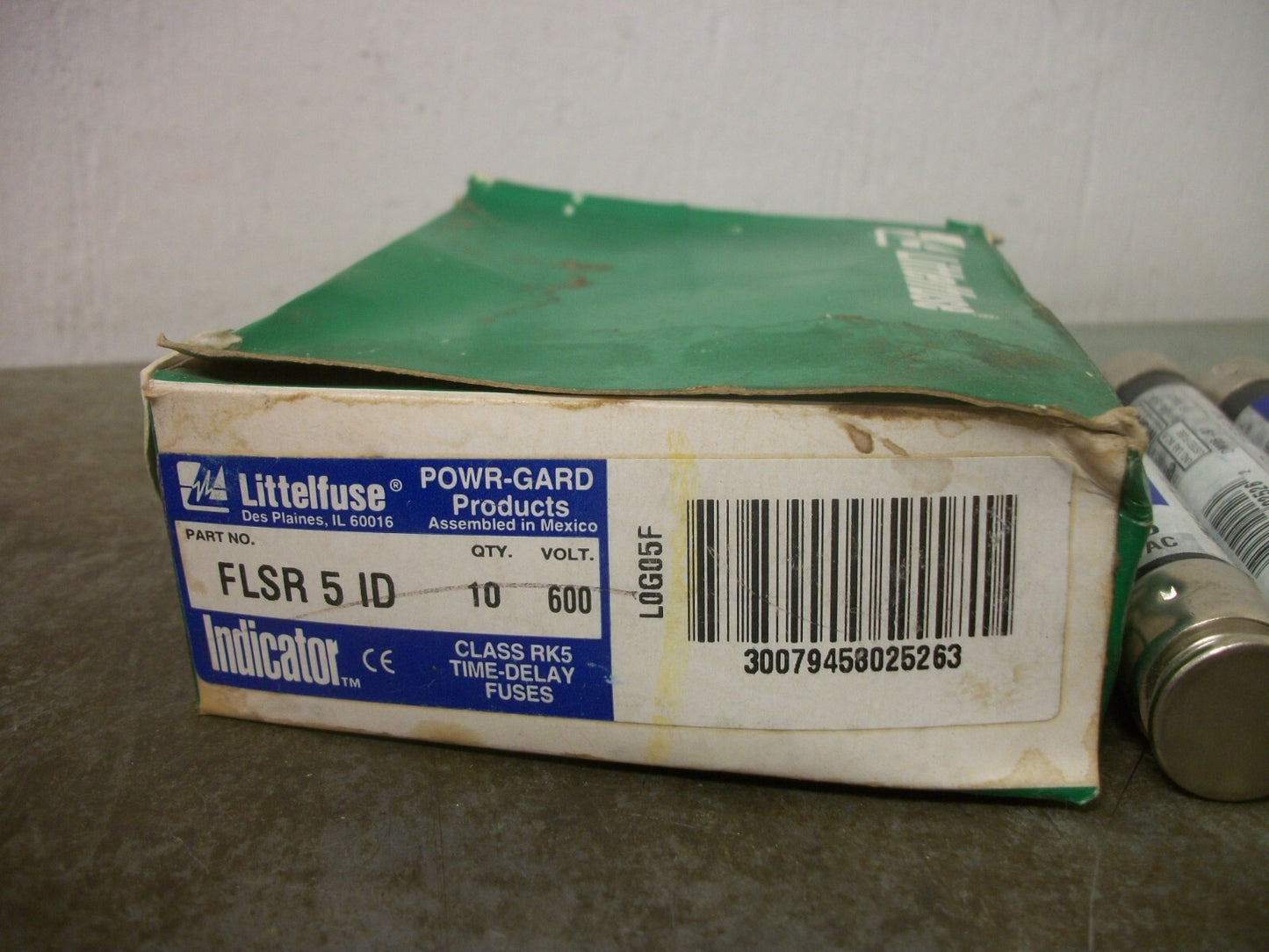LITTELFUSE BOX OF 3 INDICATOR POWR-GARD FUSES FLSR5ID 5AMP 600VOLT NIB