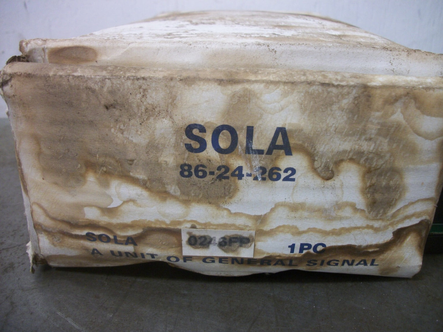 SOLA CUSTOM RECTIFIER POWER SUPPLY 86-24-262 IN 115/230VAC OUT 24VDC 6.2AMP NIB