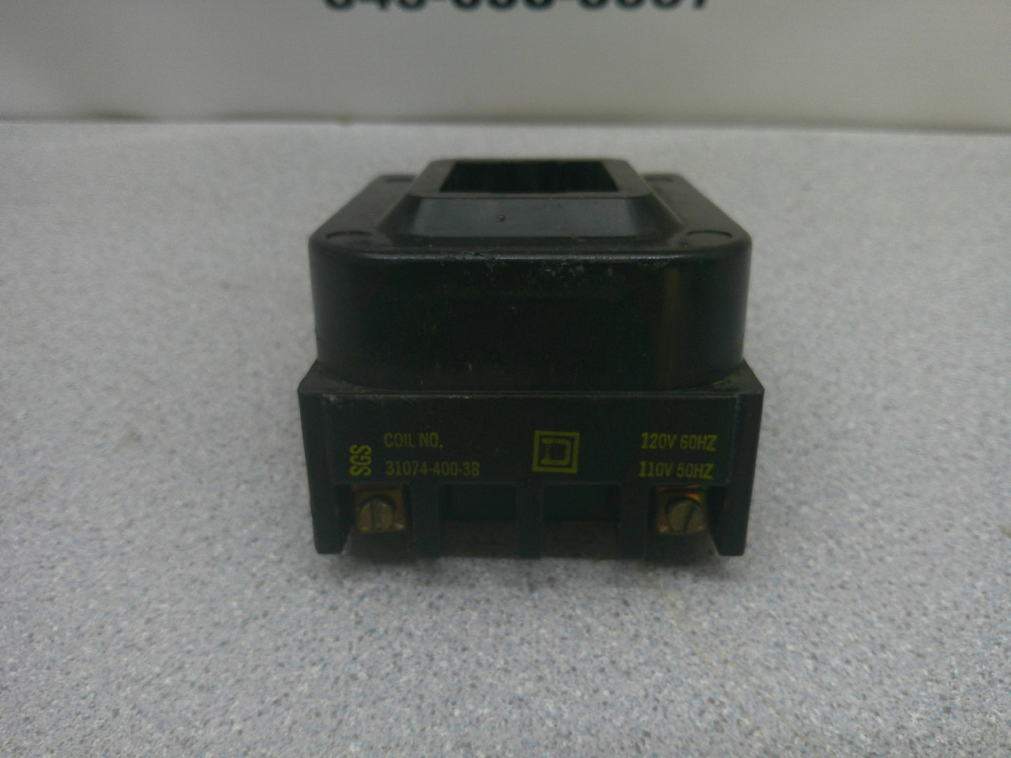 SQUARE D MAGNET COIL FOR SIZE 3 31074-400-38 120VCOIL