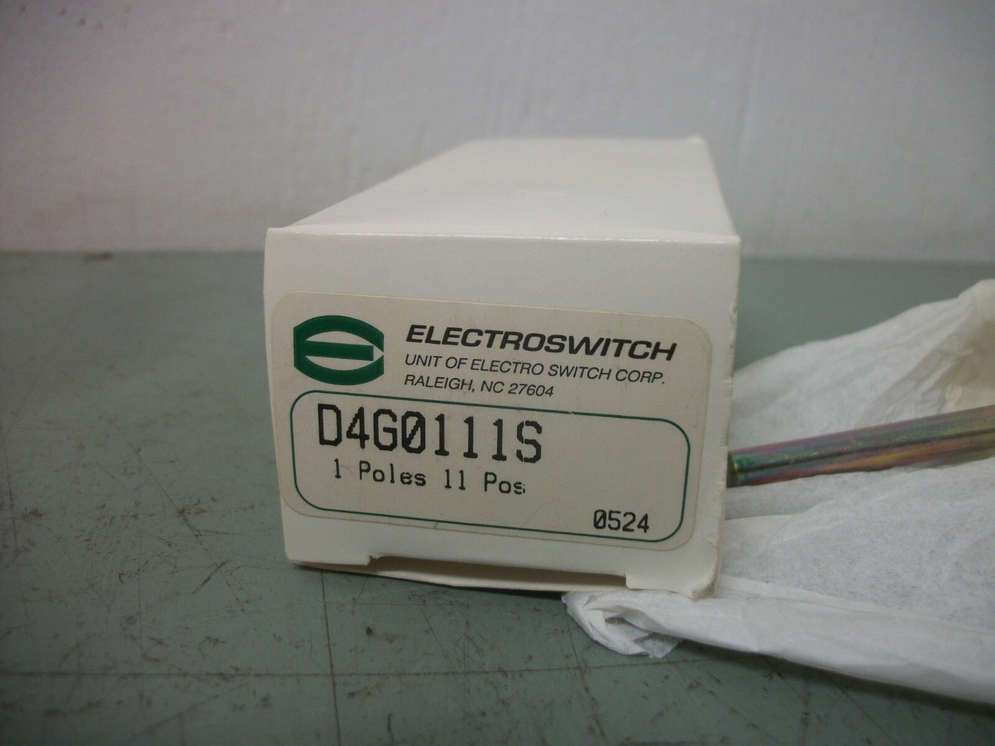 ELECTROSWITCH 11-POSITION ROTARY SWITCH D4G0111S 1POLE NIB
