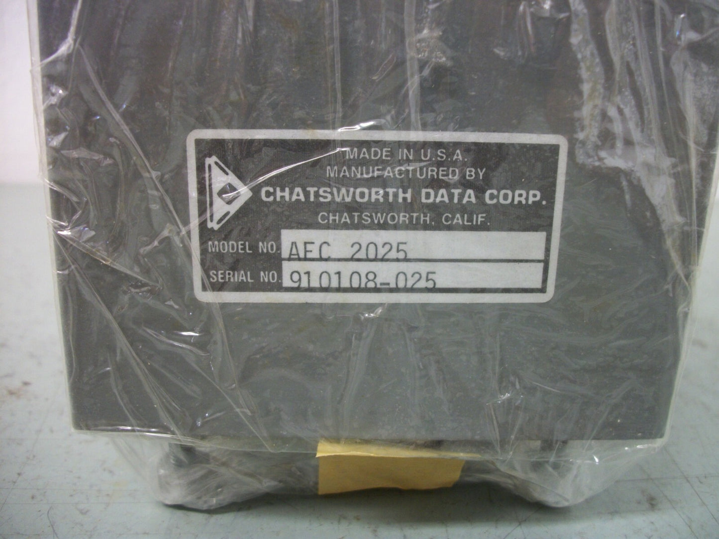 CHATSWORTH DATA CORP AVIATION POWER TRANSFORMER AEC 2025 NOB