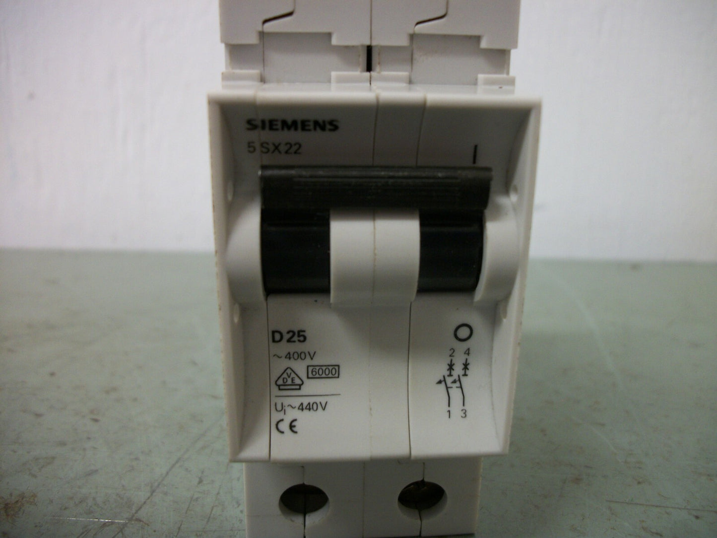 SIEMENS MOTOR CIRCUIT BREAKER 5SX22D25 25AMP 400VOLT 2POLE