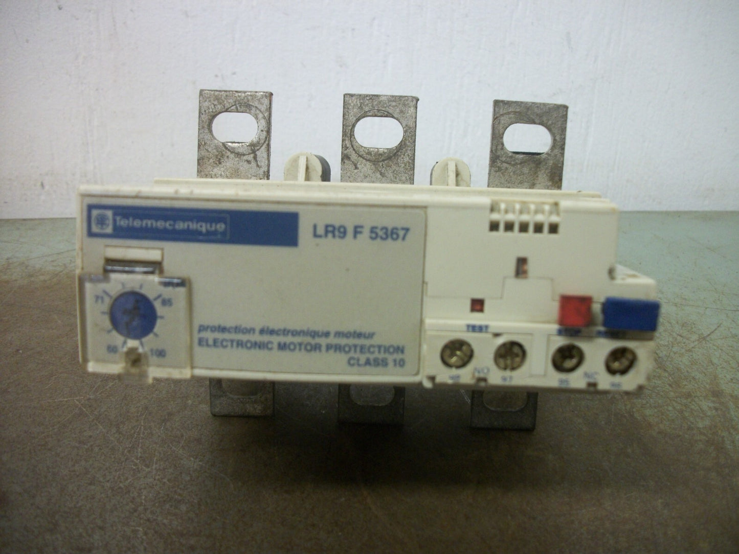 TELEMECANIQUE ELECTRONIC OVERLOAD RELAY LR9 F 5367 60-100AMP