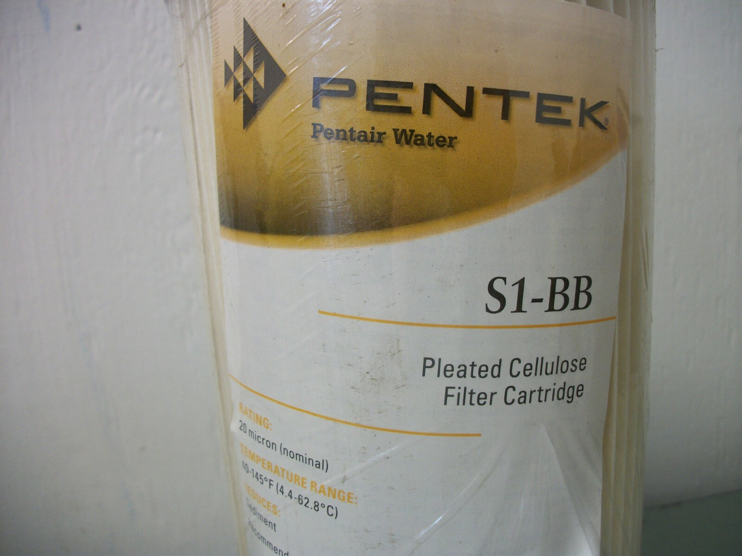 PENTEK PENTAIR WATER PLEATED CELLULOSE FILTER CARTRIDGE S1-BB NEW