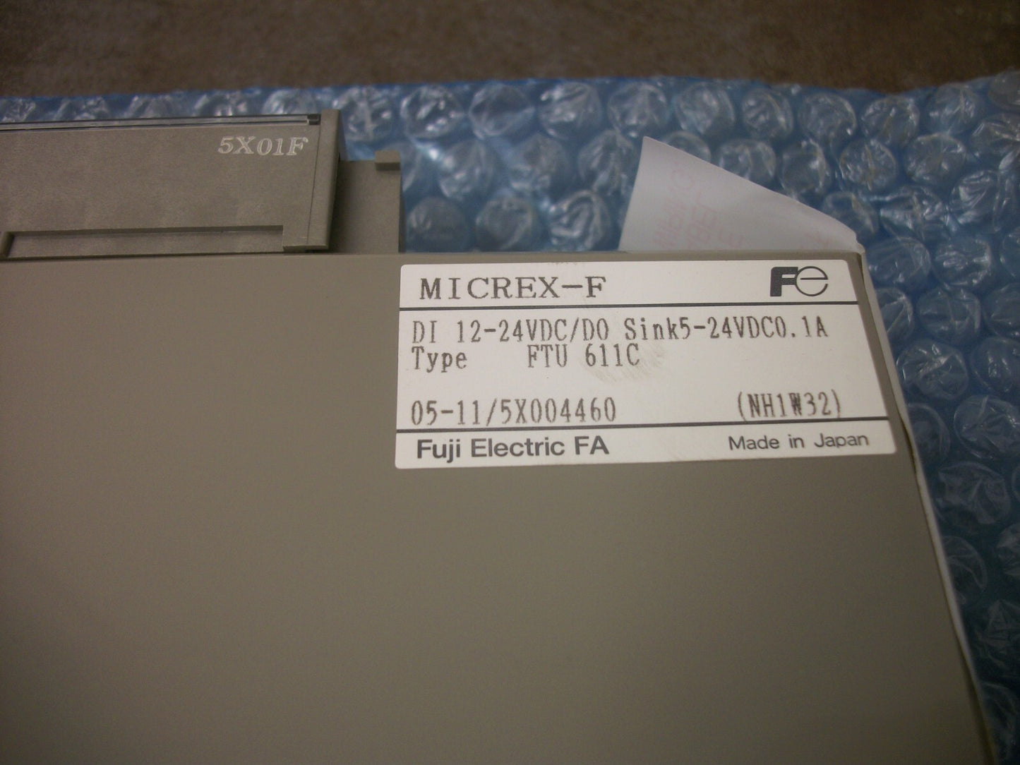 FUJI MICREX-F 16IN/16OUT DIGITAL I/O MODULE FTU611C NOB