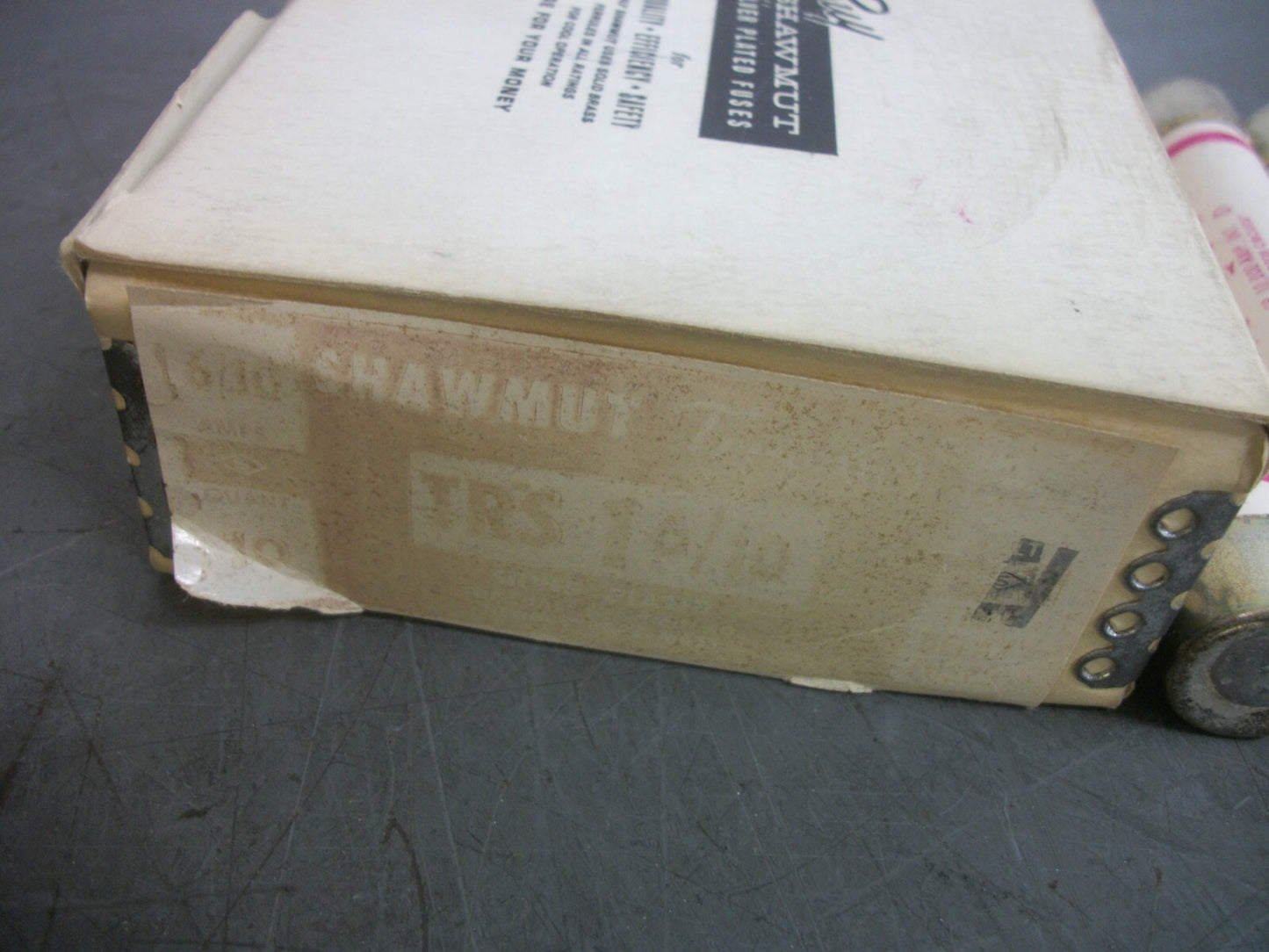 GOULD SHAWMUT BOX OF 3 TRI-ONIC FUSES TRS1-6/10 1-6/10AMP 600VOLT NIB