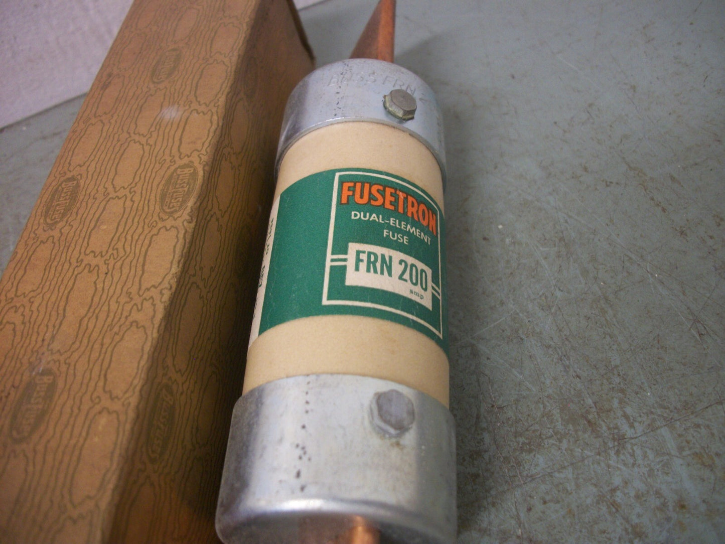 BUSSMANN FUSETRON FUSE FRN200 200AMP 250VOLT NIB