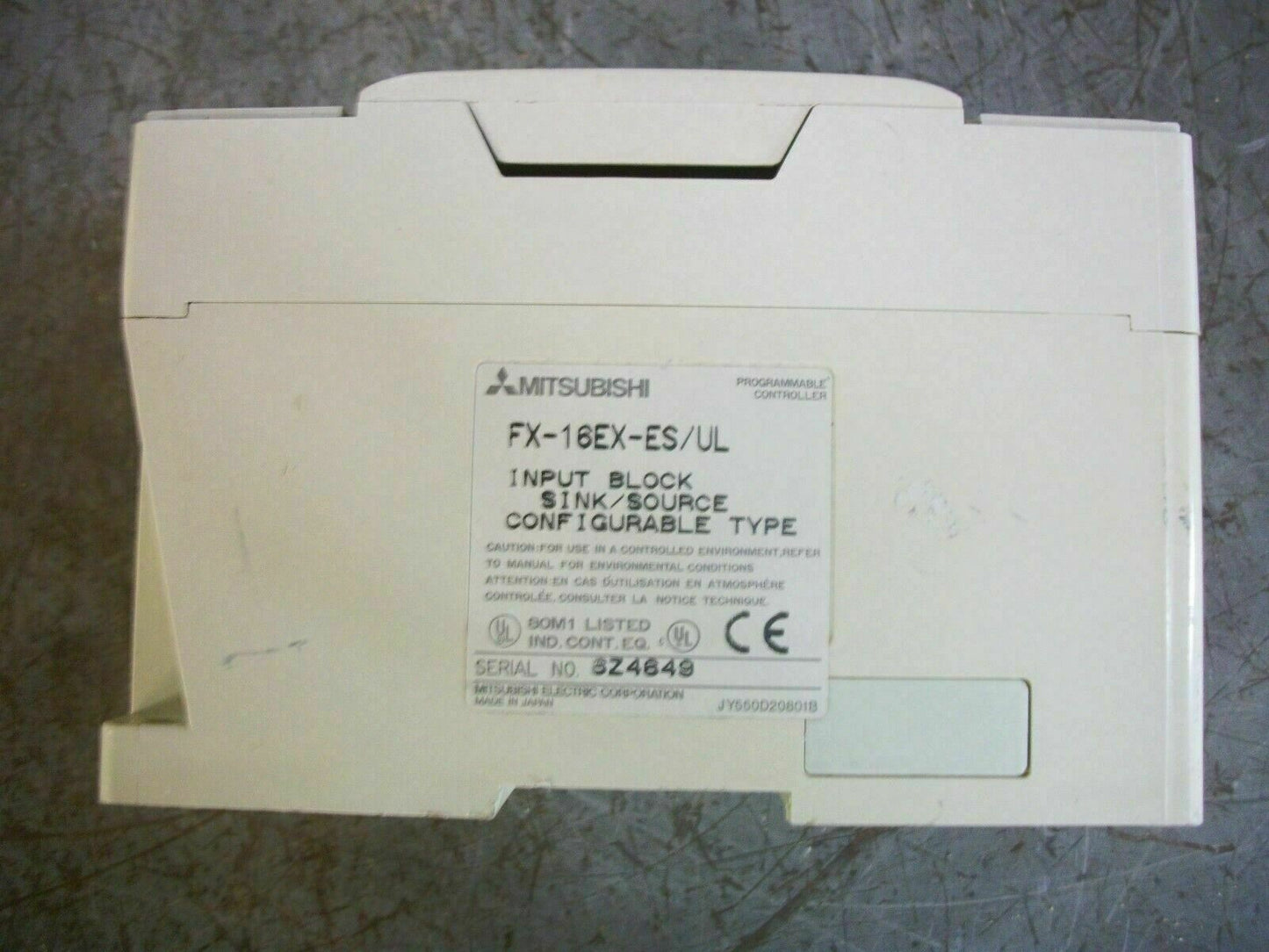 MITSUBISHI SINK/SOURCE INPUT BLOCK FX-16EX-ES/UL