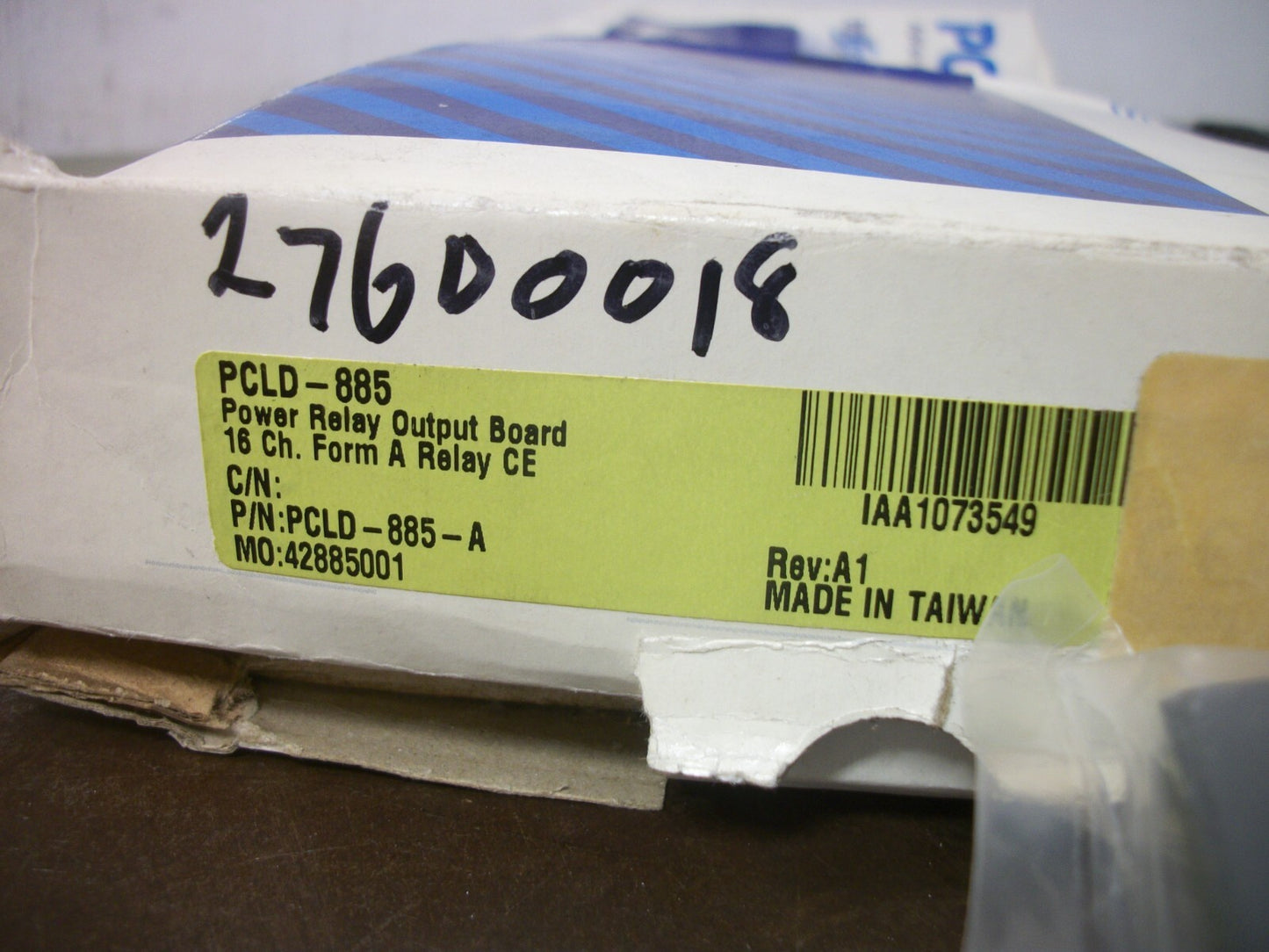 ADVANTECH 16-CH FORM A POWER RELAY OUTPUT BOARD PCLD-885-A NIB