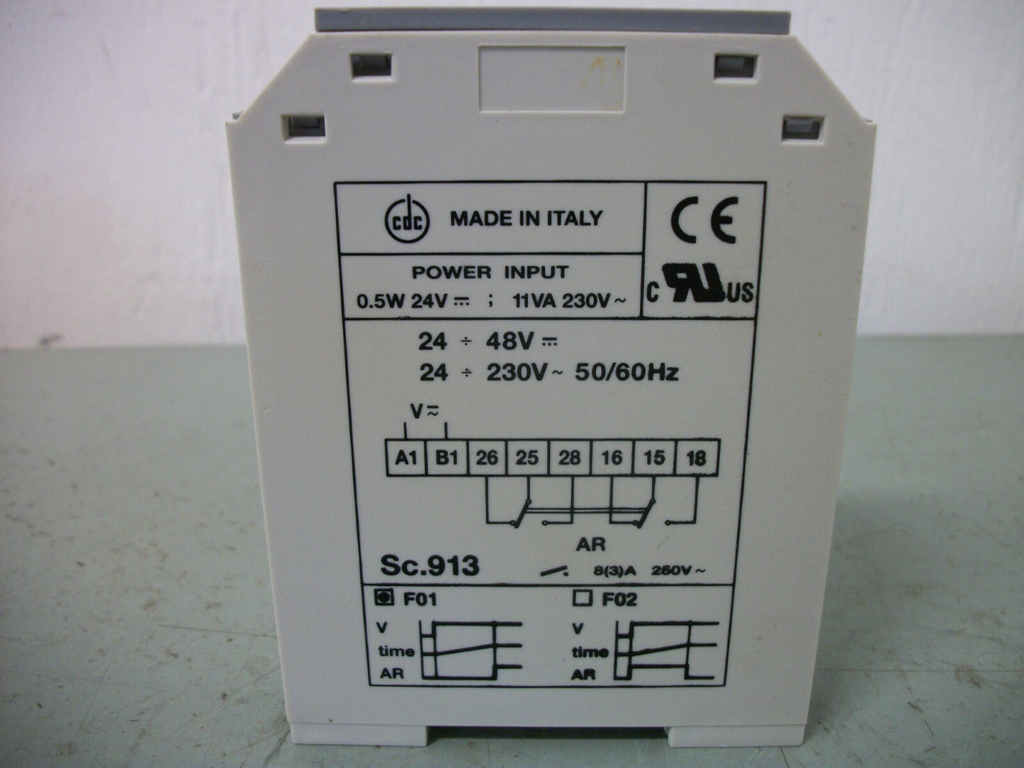 CDC TIMER RELAY MODULE TZ024 0.5W 24VDC 11VA 230VAC