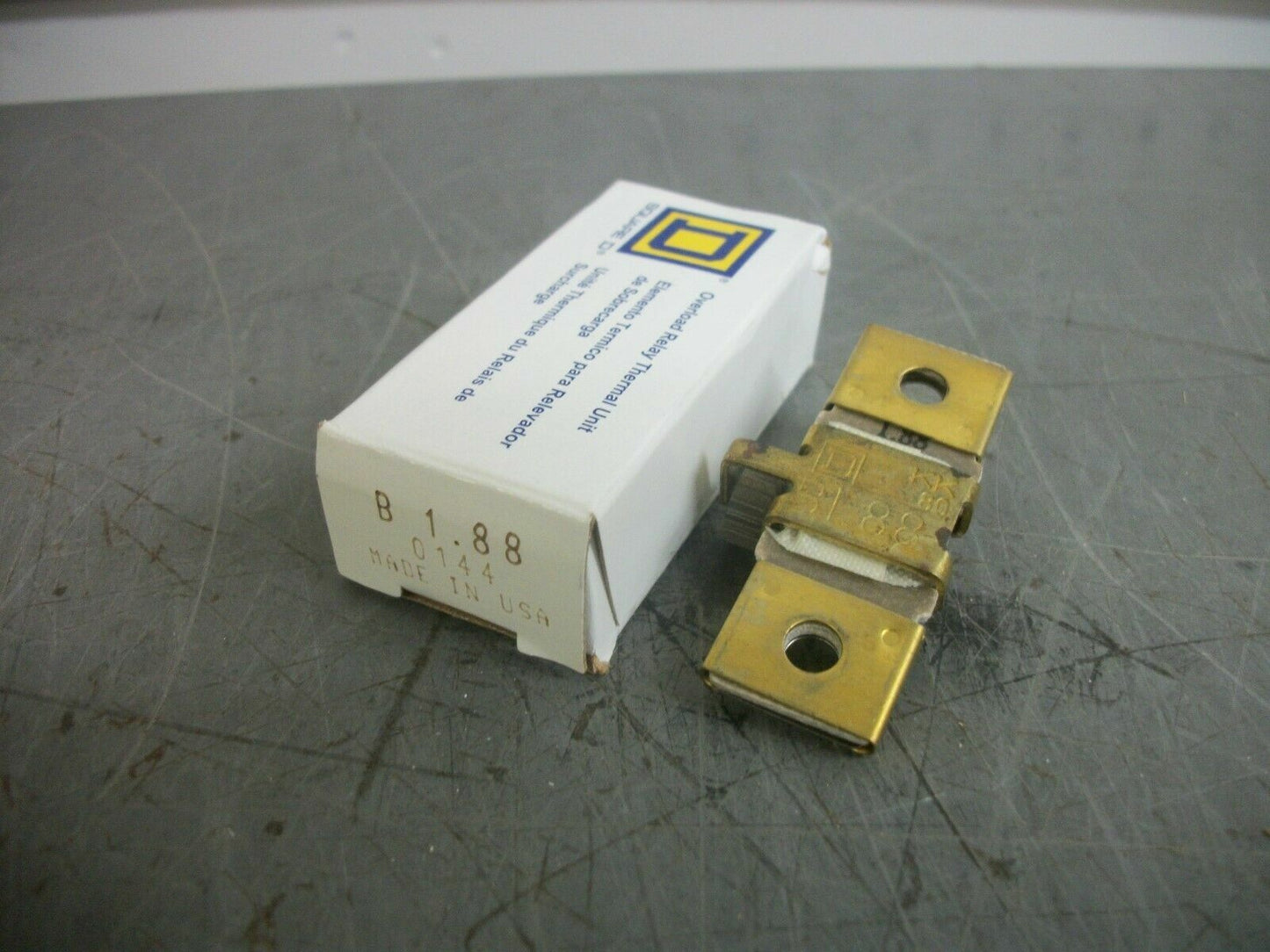 SQUARE D OVERLOAD RELAY THERMAL HEATER B1.86 NIB