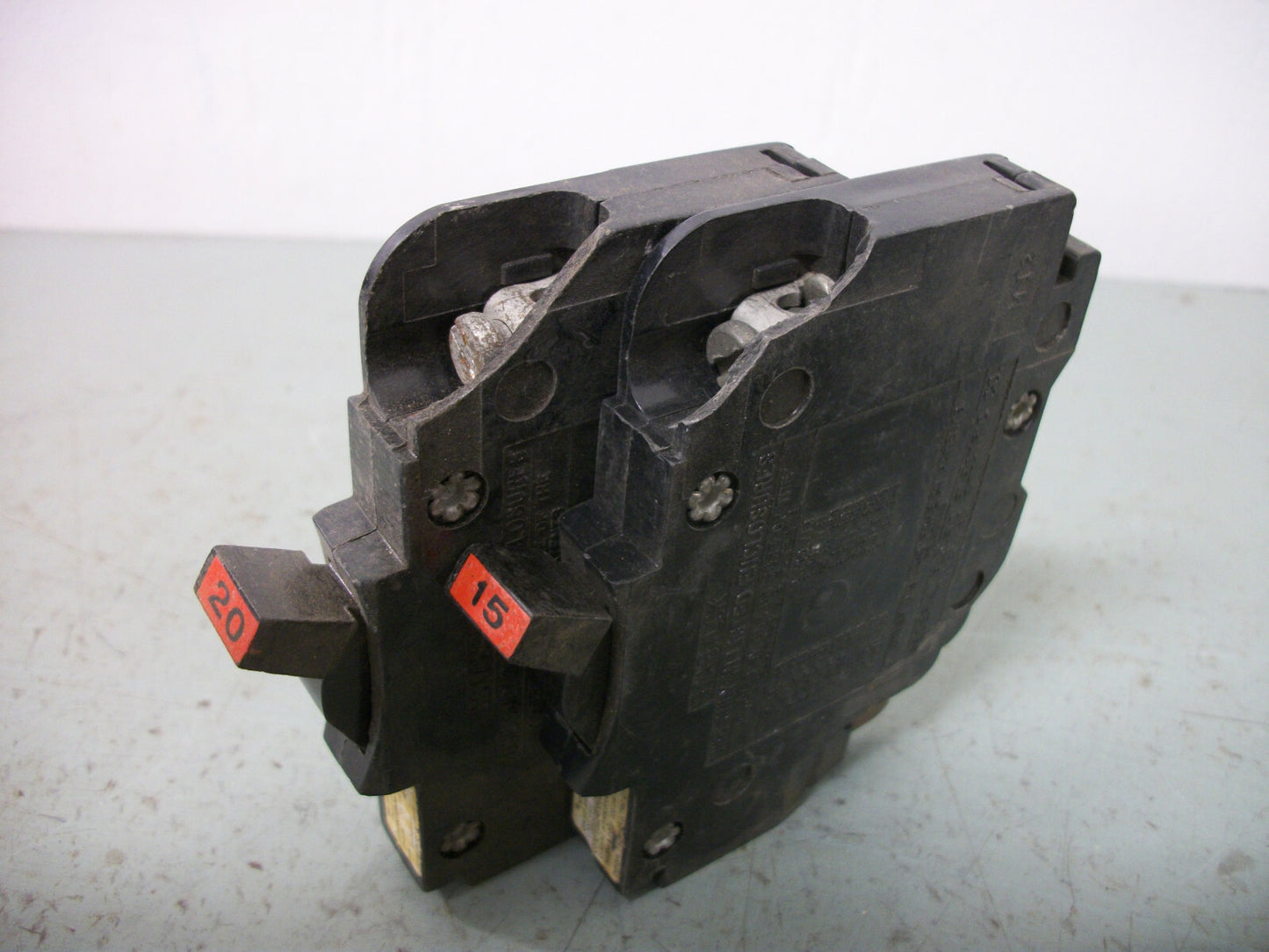 FEDERAL PACIFIC LOT OF 9 NC CIRCUIT BREAKERS NC115 NC120 15-20AMP 240VOLT 1POLE