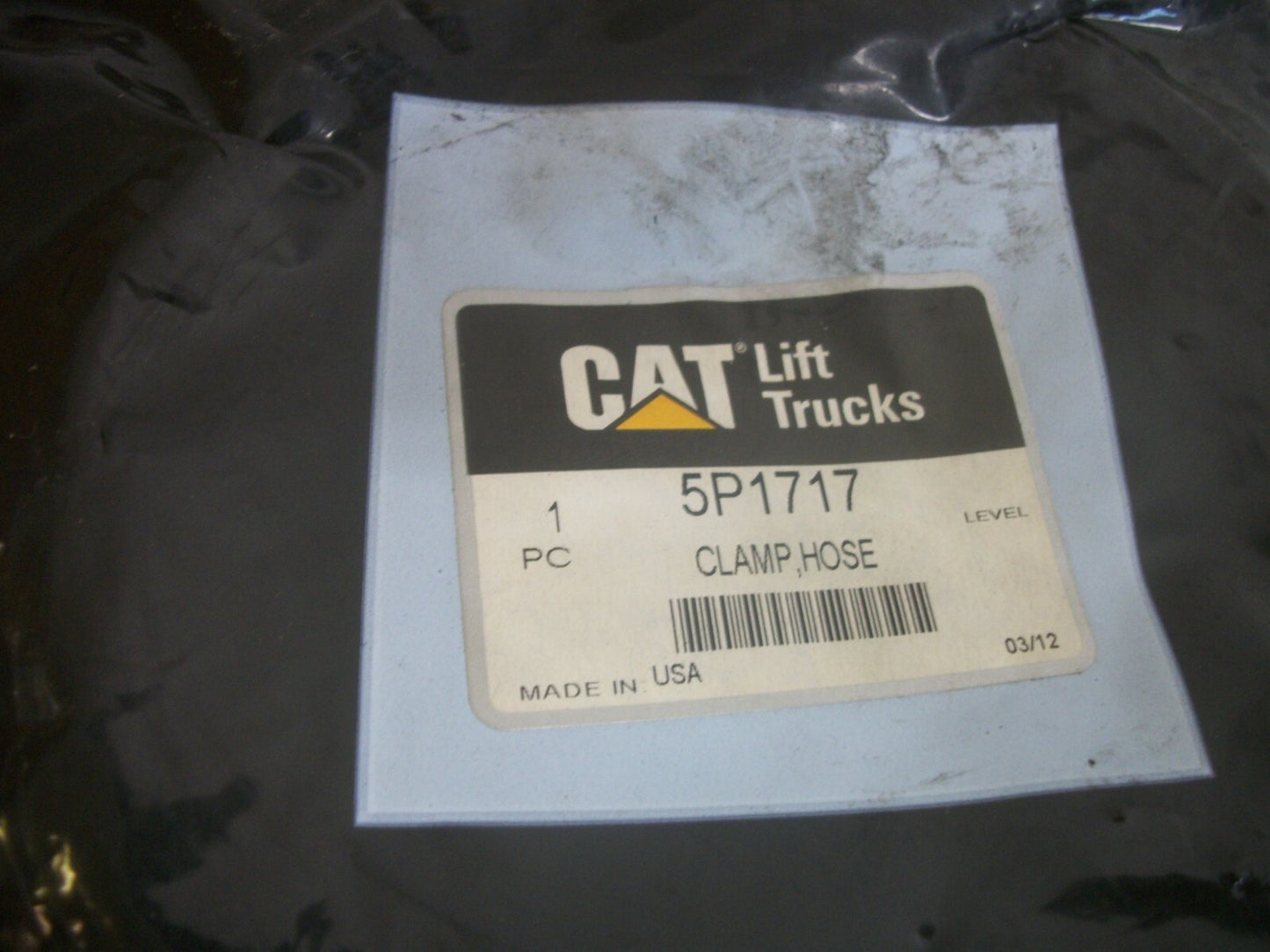 CAT LOT OF 2 HOSE CLAMPS 5P1717 NEW