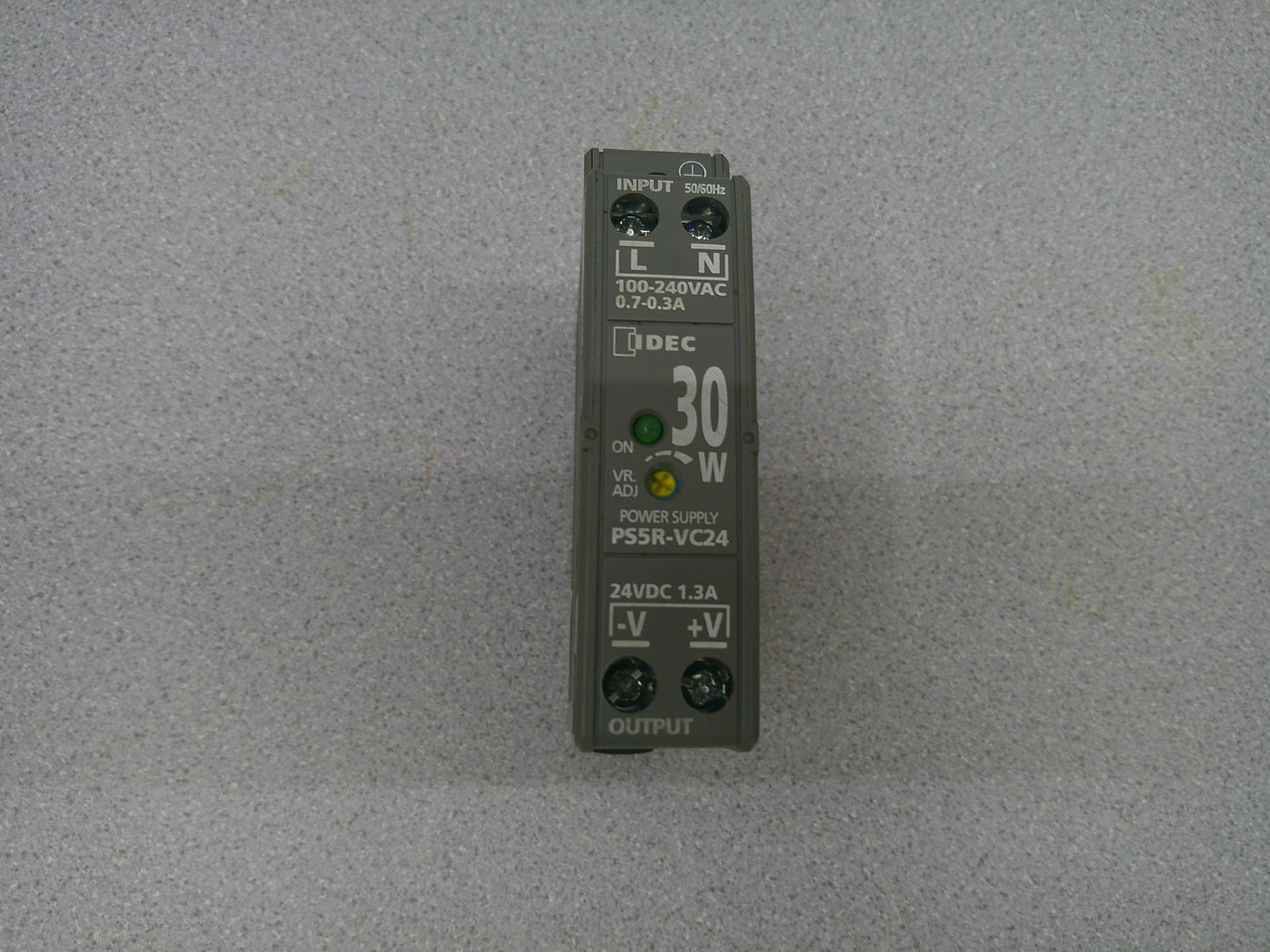 IDEC 30W POWER SUPPLY UNIT PS5R-VC24 24VDC 1.3AMP