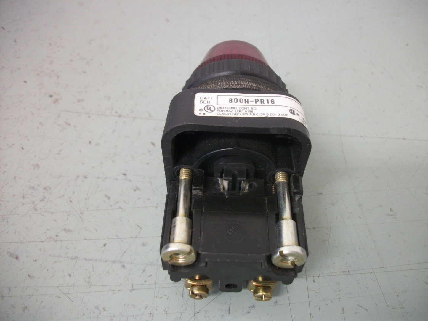 ALLEN-BRADLEY RED INDICATOR LIGHT 800H-PR16 120VOLT