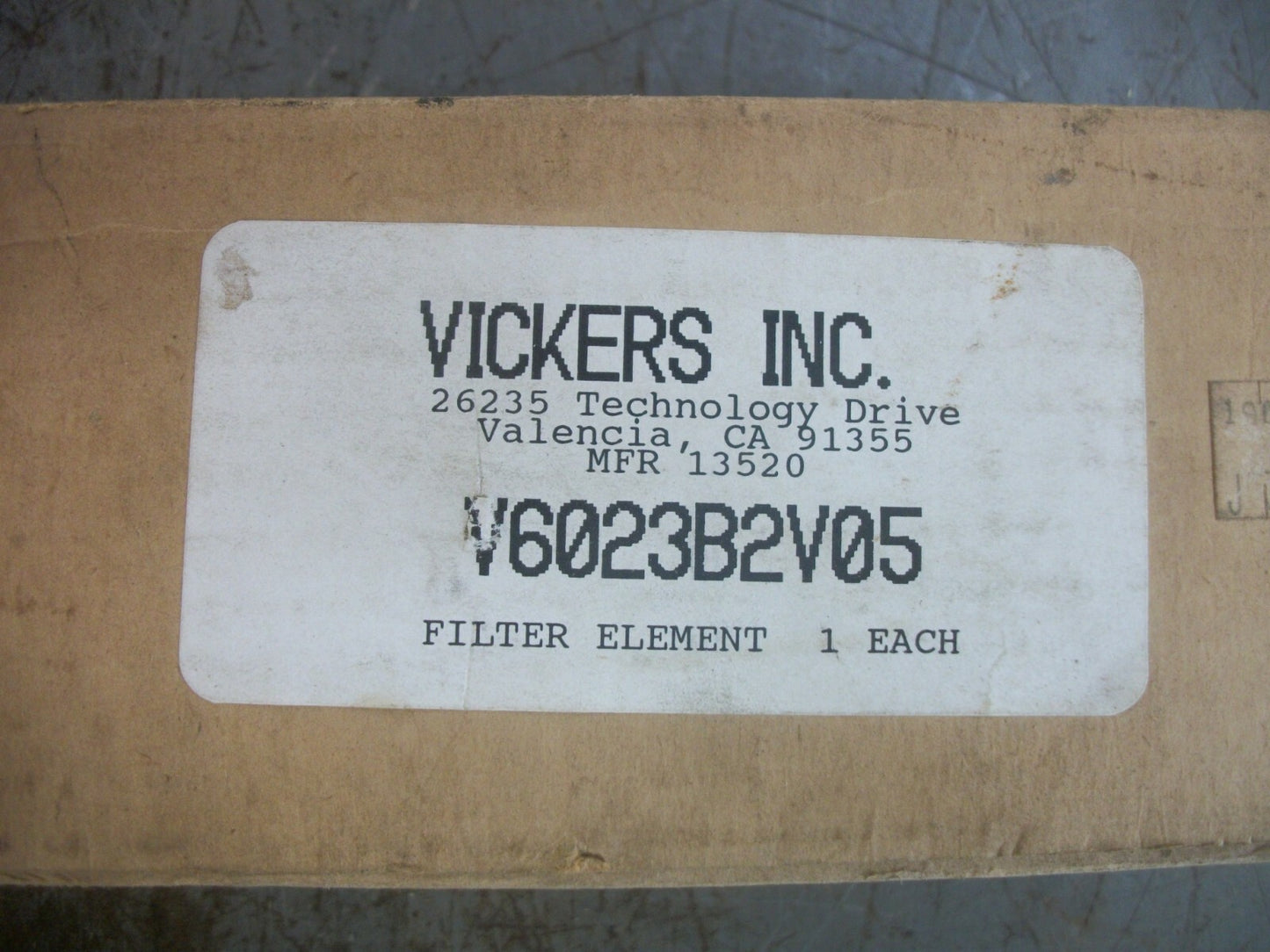 VICKERS FILTER ELEMENT V6023B2V05 NIB