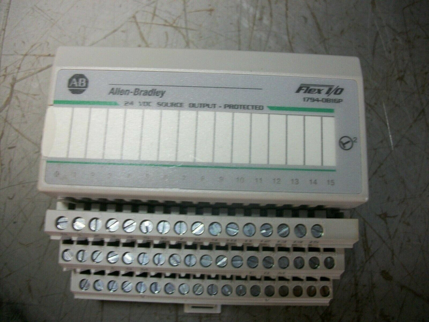 ALLEN-BRADLEY FLEX I/O 24VDC OUTPUT MODULE 1794-OB16P
