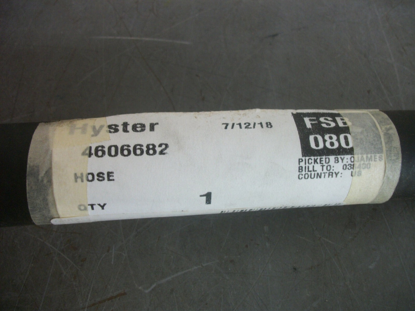 HYSTER RETURN LINE HOSE 4606682 NEW