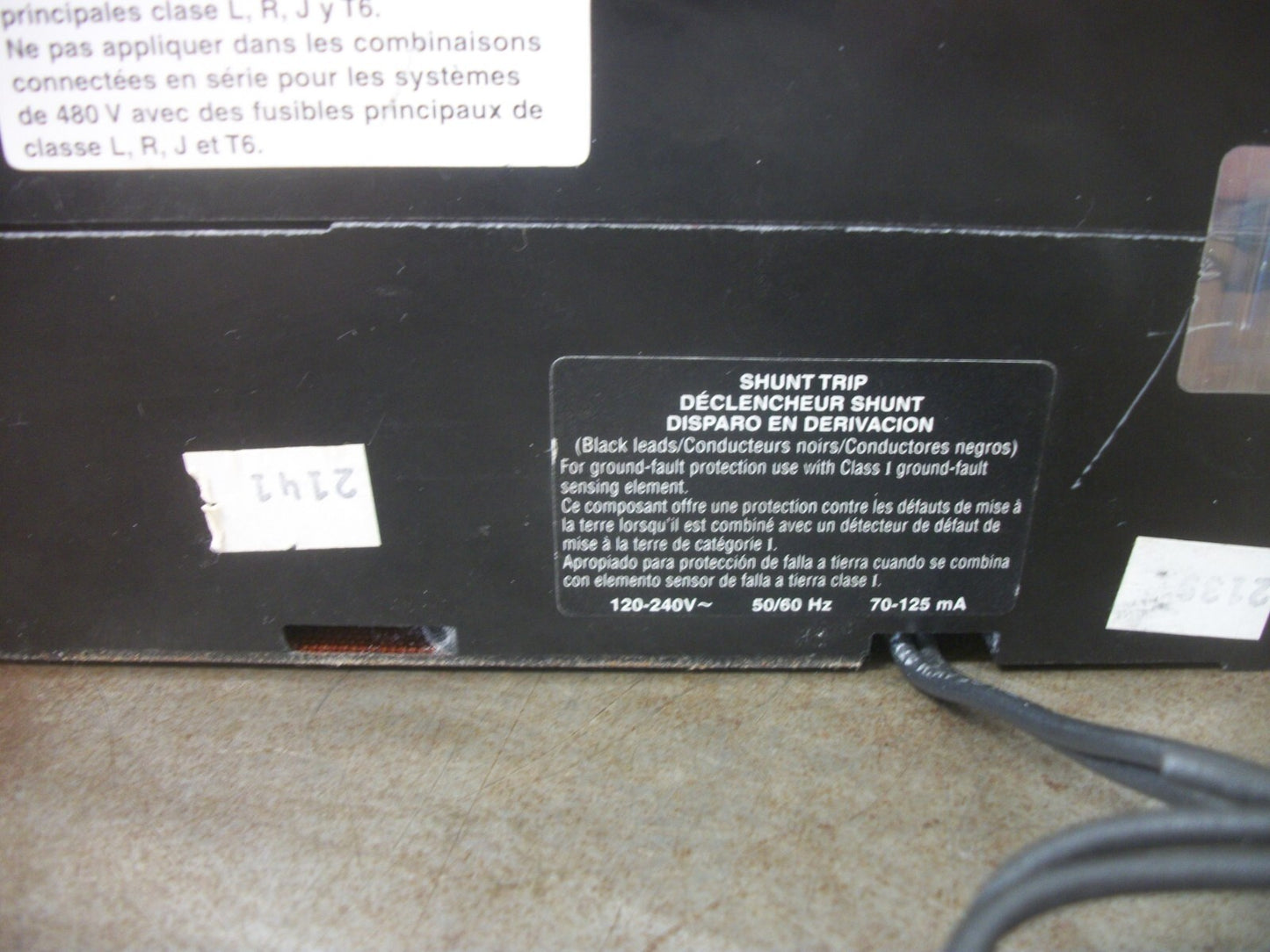 SQUARE D KAL CIRCUIT BREAKER KAL361501021 150AMP 600VOLT 3POLE GRAY W/SHUNT