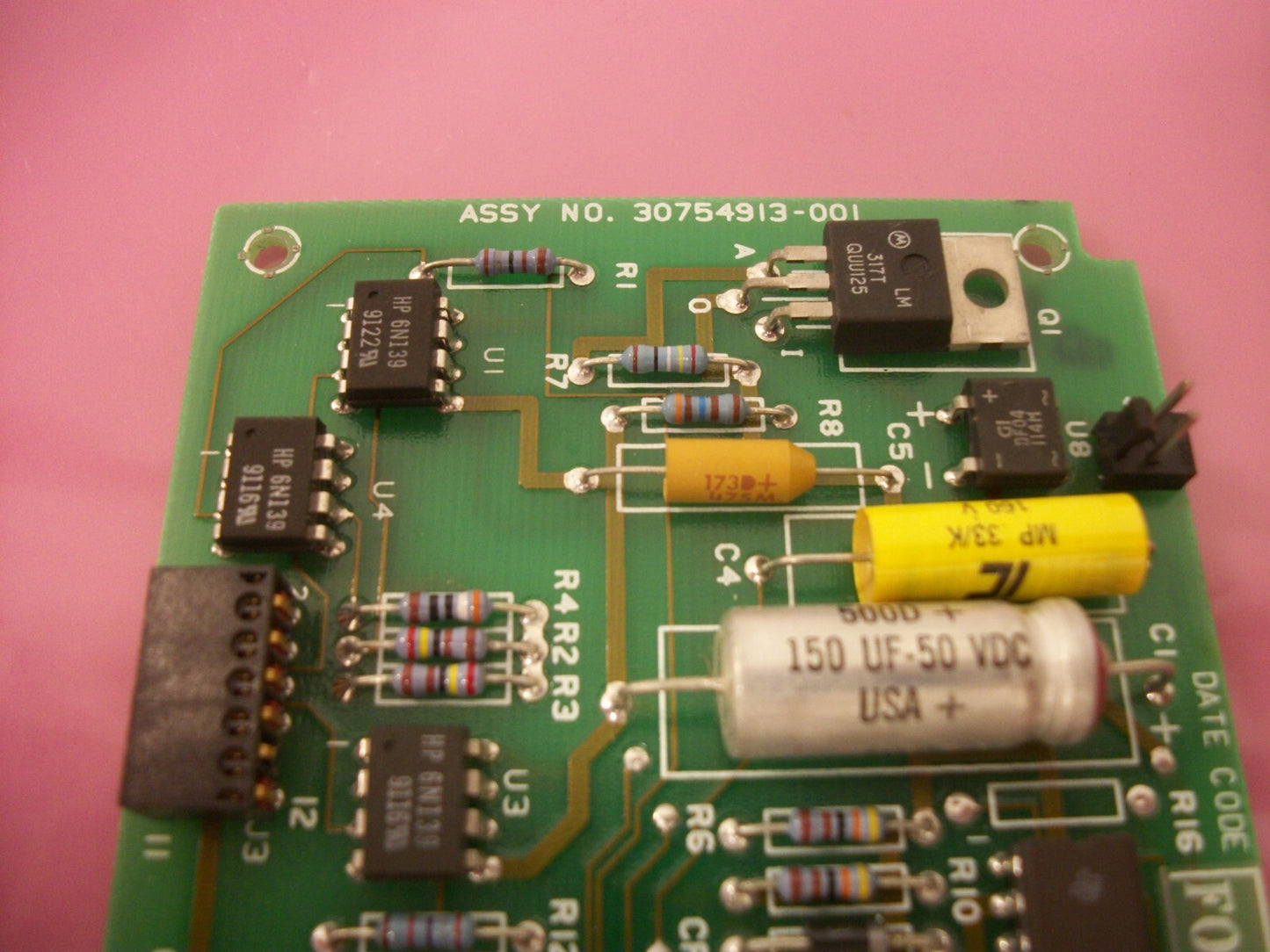 HONEYWELL ISOLATED INPUT OPTION CIRCUIT BOARD 30754913-001