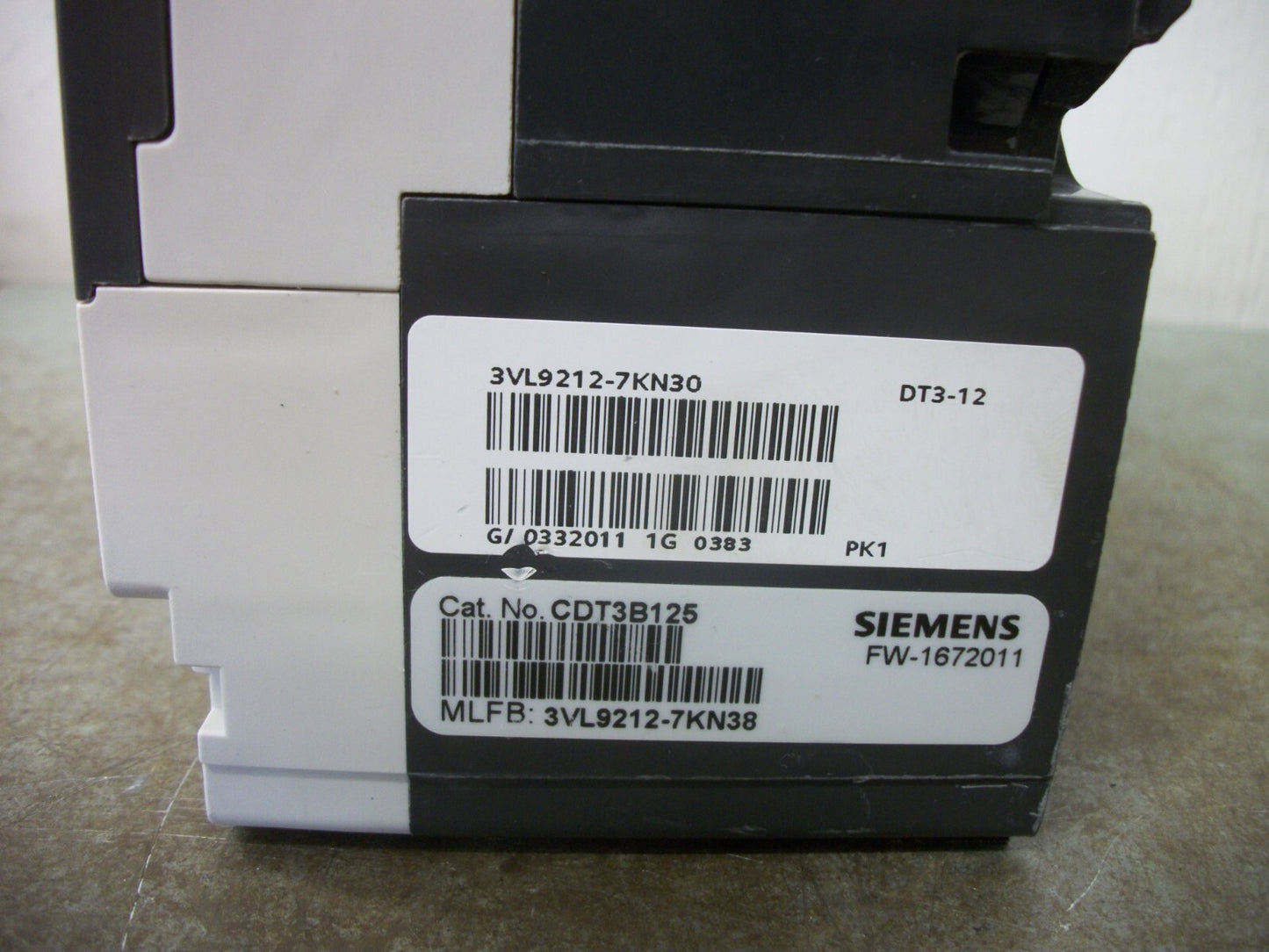 SIEMENS NDGA CIRCUIT BREAKER NDG3F150 150AMP 600VOLT 3POLE W/125A TRIP