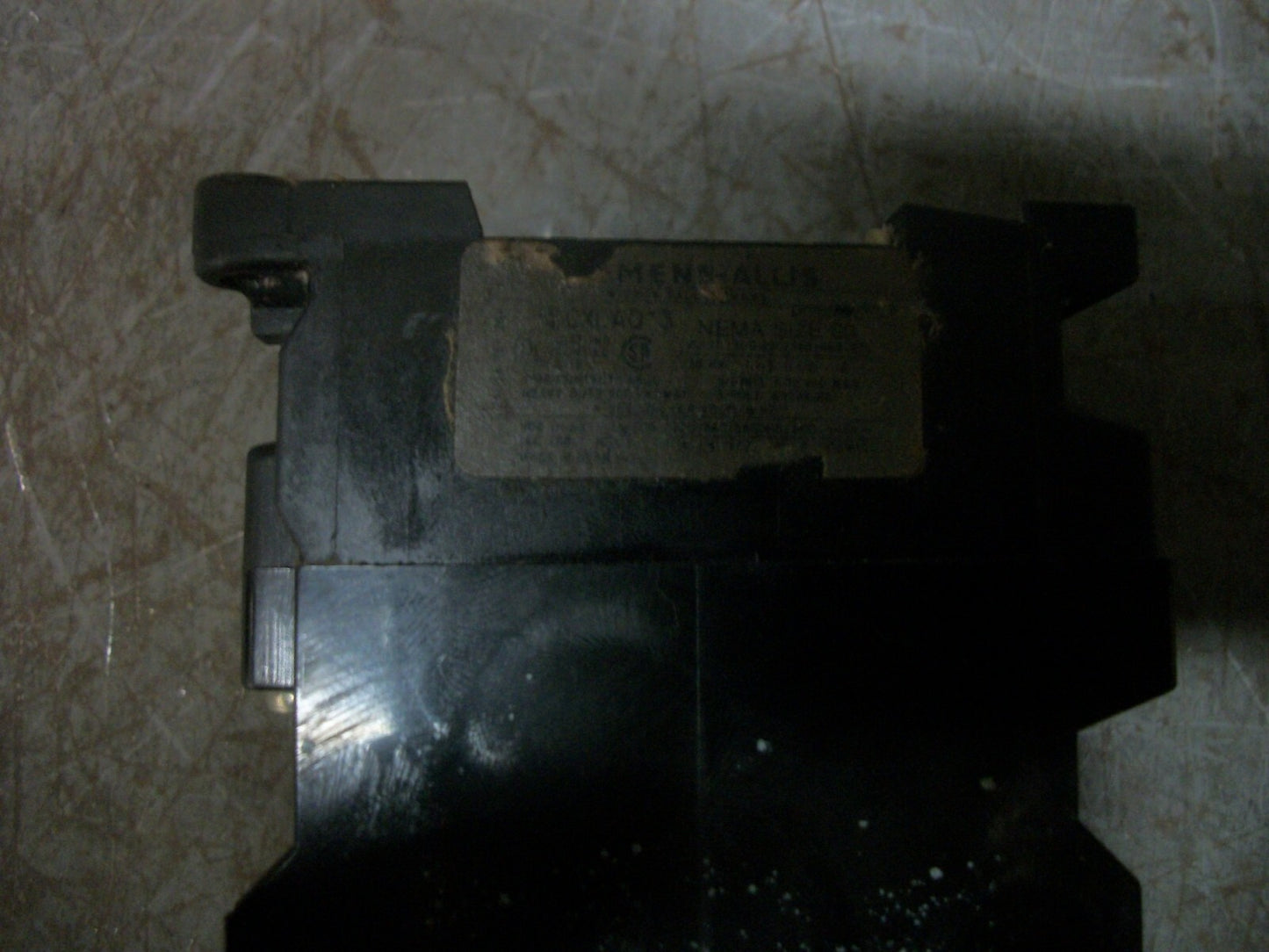 SIEMENS SIZE 00 CONTACTOR CXLAO*3 9AMP 24VCOIL 3PH 600V 2HP