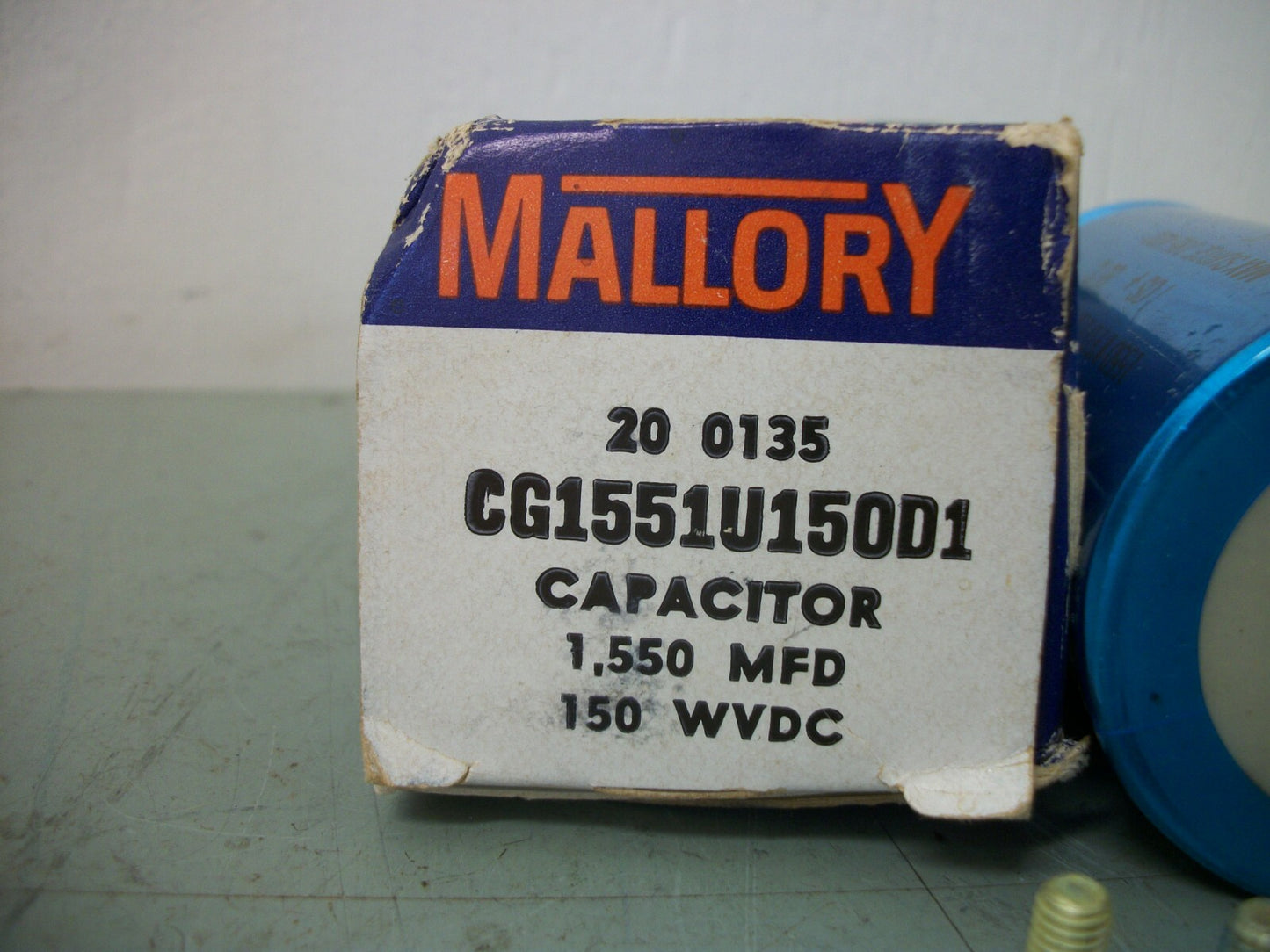 MALLORY 1550MFD CAPACITOR CG1551U150D1 150WVDC NIB