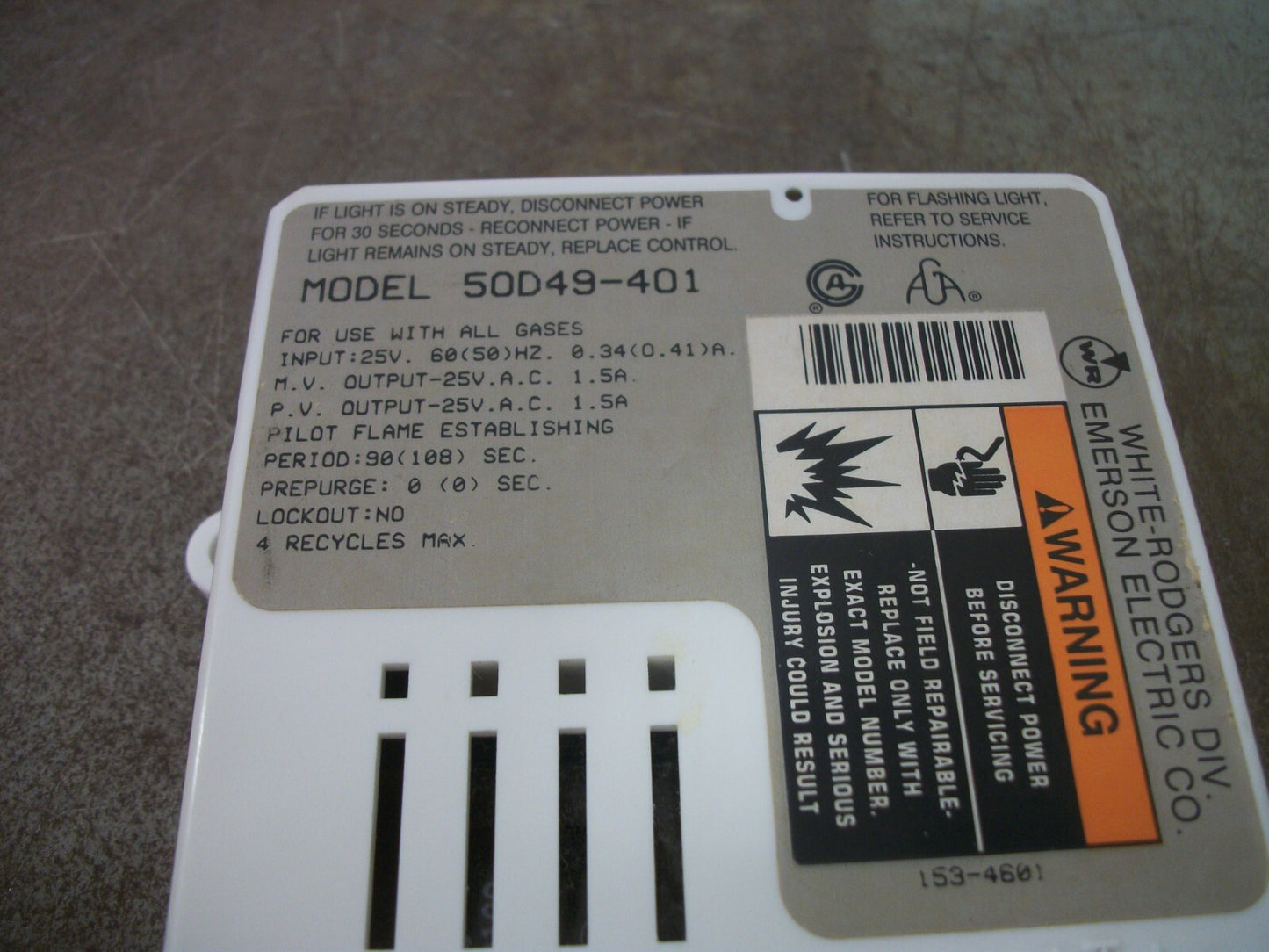 CARRIER LH33CZ010 PILOT IGNITION CONTROL MODULE 50D49-401