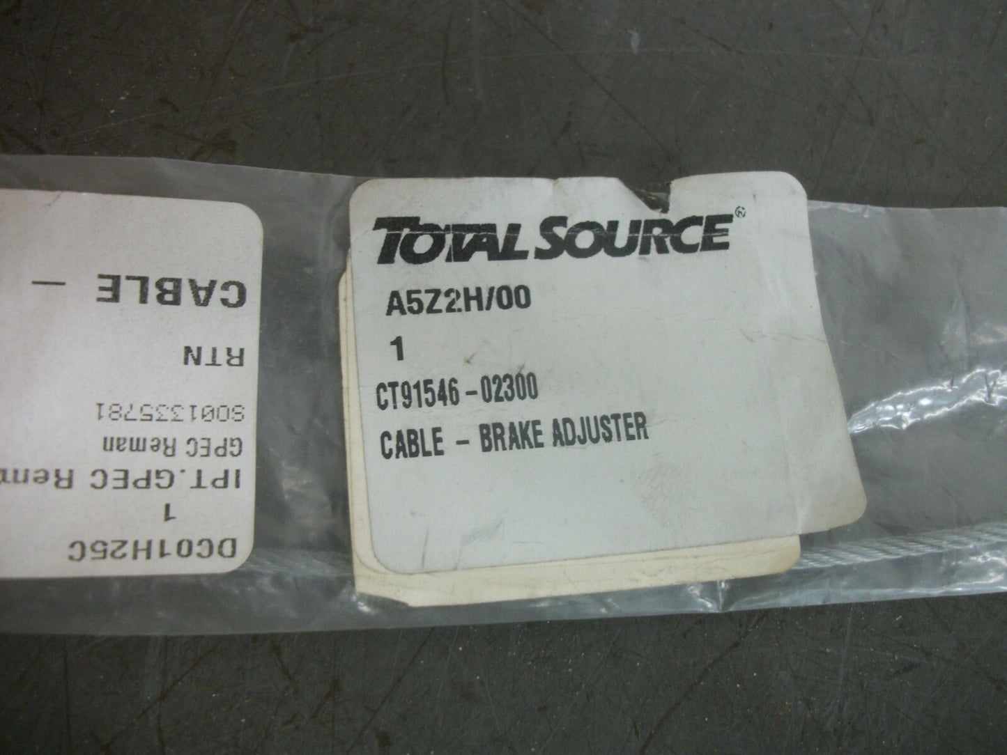 TOTAL SOURCE BRAKE ADJUSTER CABLE CT91546-02300 NEW