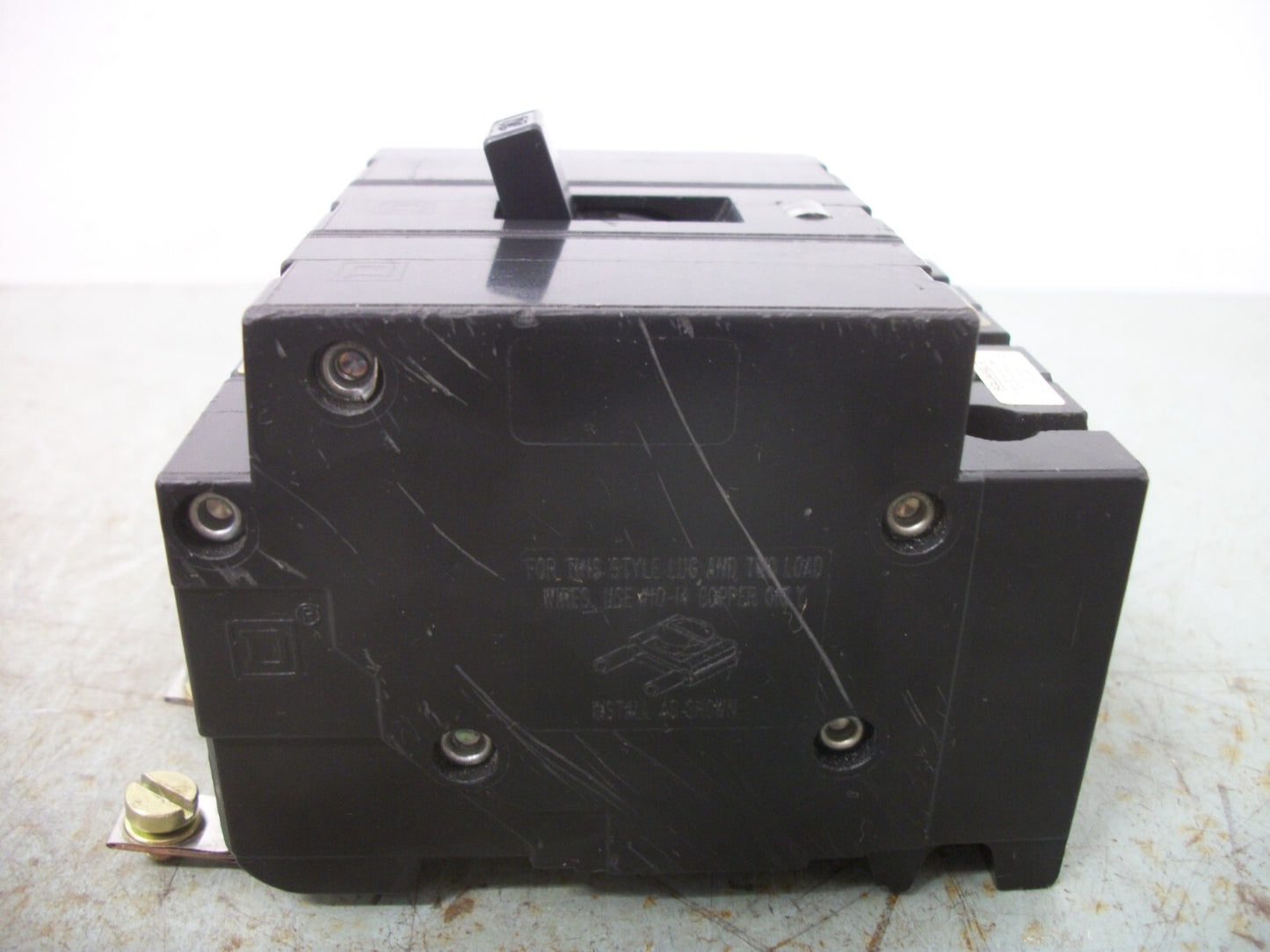 SQUARE D EHB CIRCUIT BREAKER EHB34020 20AMP 480VOLT 3POLE