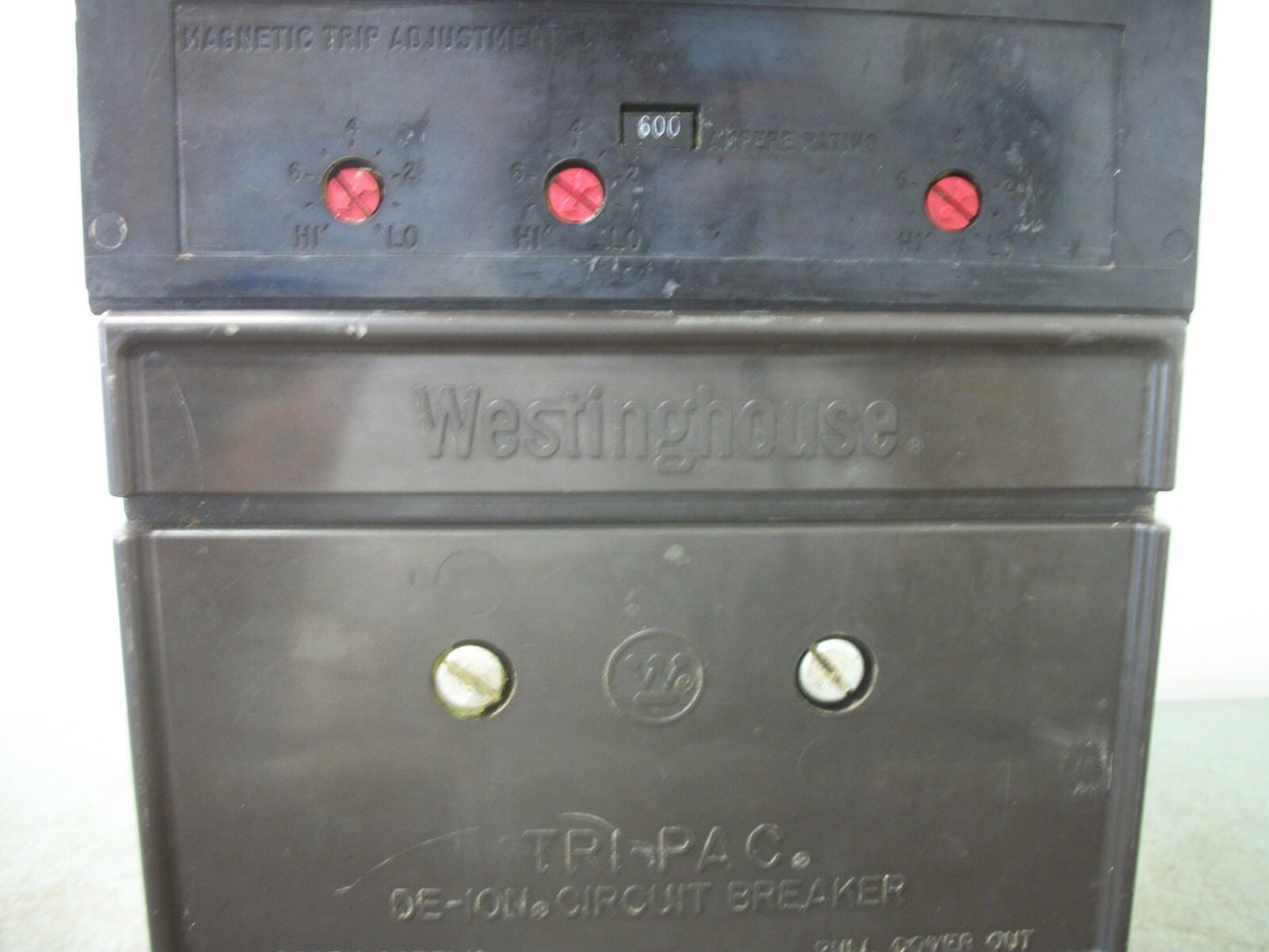 WESTINGHOUSE NB CIRCUIT BREAKER NB3800PF 800AMP 600VOLT 3POLE W/600A TRIP