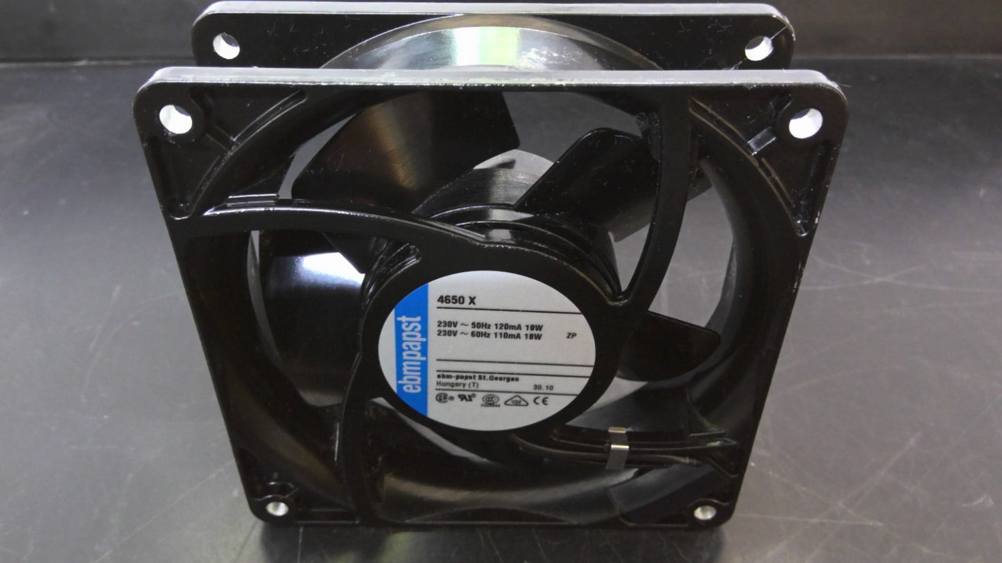 EBMPAPST AXIAL FAN 4650X 230VOLT 110mA 18WATT