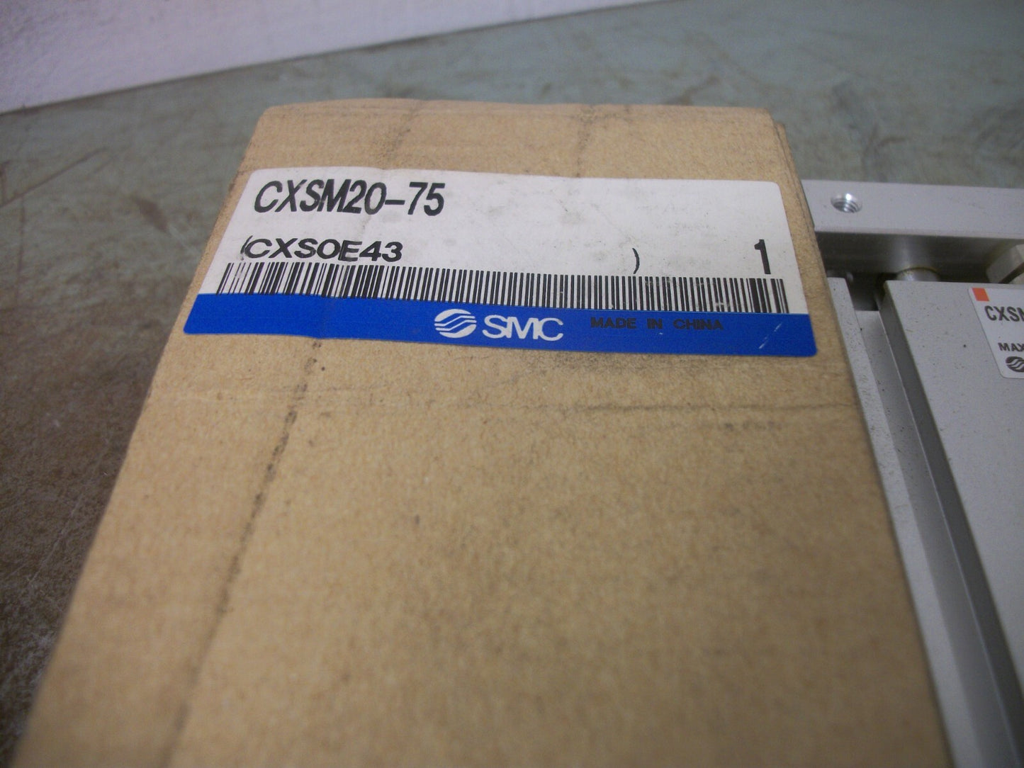 SMC CXS SERIES DUAL ROD GUIDED CYLINDER CXSM20-75 75MM STROKE NIB