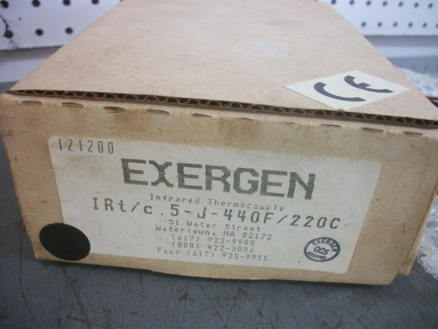 EXERGEN INFRARED THERMOCOUPLE 5-J-440F/220C NIB