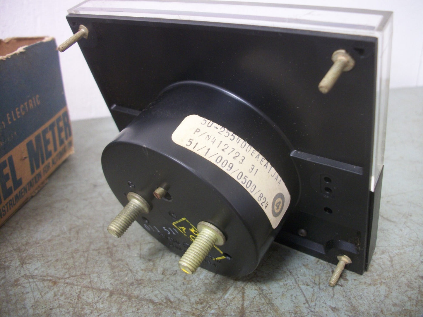 GE Y.P.M. ANALOG METER 50-255400EAEA1JAA 0-50RPM NIB